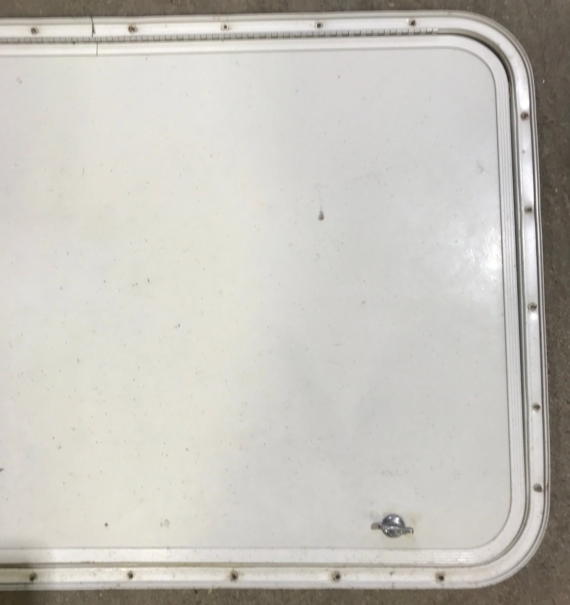 Used Radius Cornered Cargo Door 36" x 21 3/4" x 1/2" D - Image 3