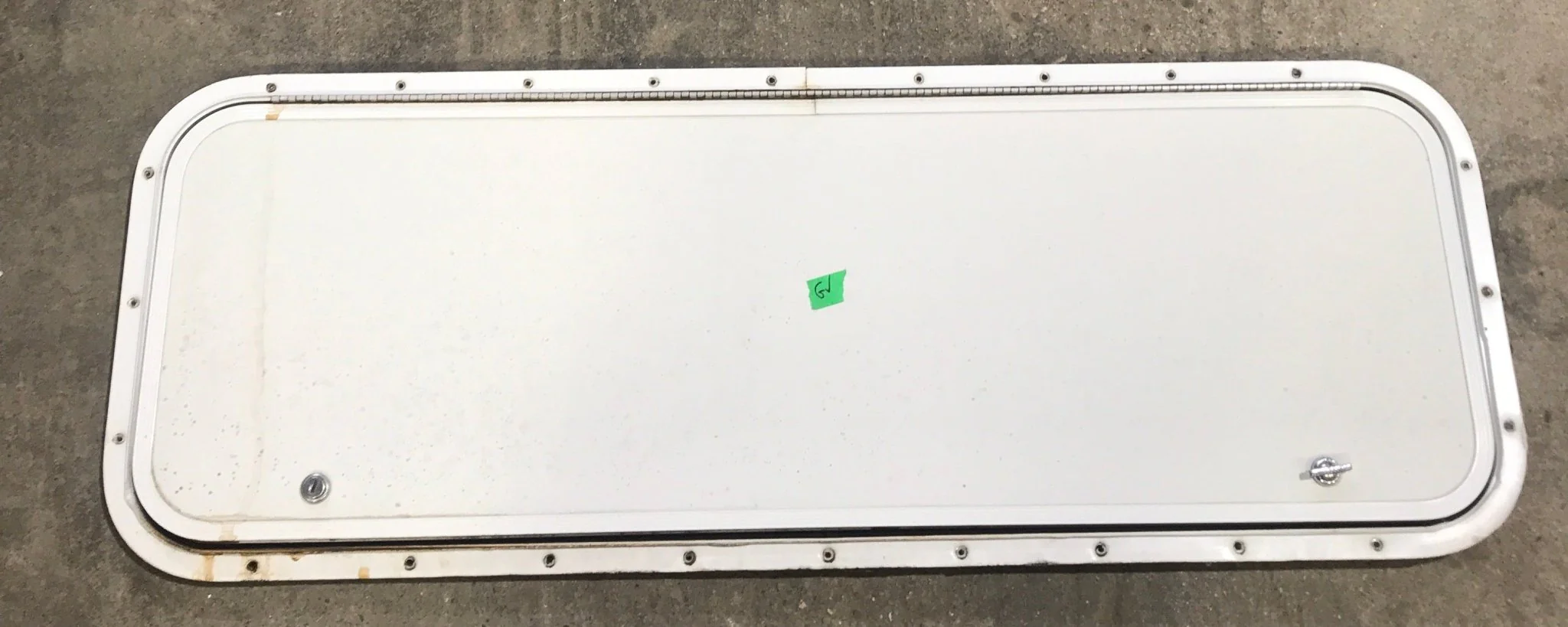 Used Radius Cornered Cargo Door 40" x 13 1/2" x 1/2" D