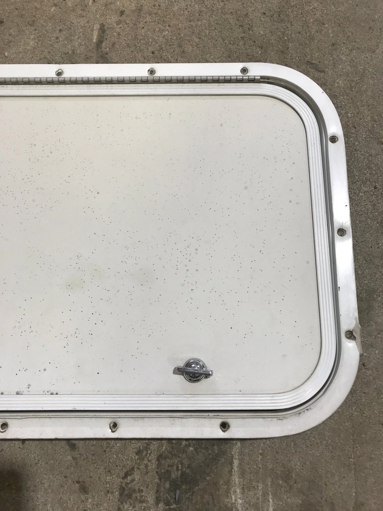 Used Radius Cornered Cargo Door 40" x 13 1/2" x 1/2" D - Image 4