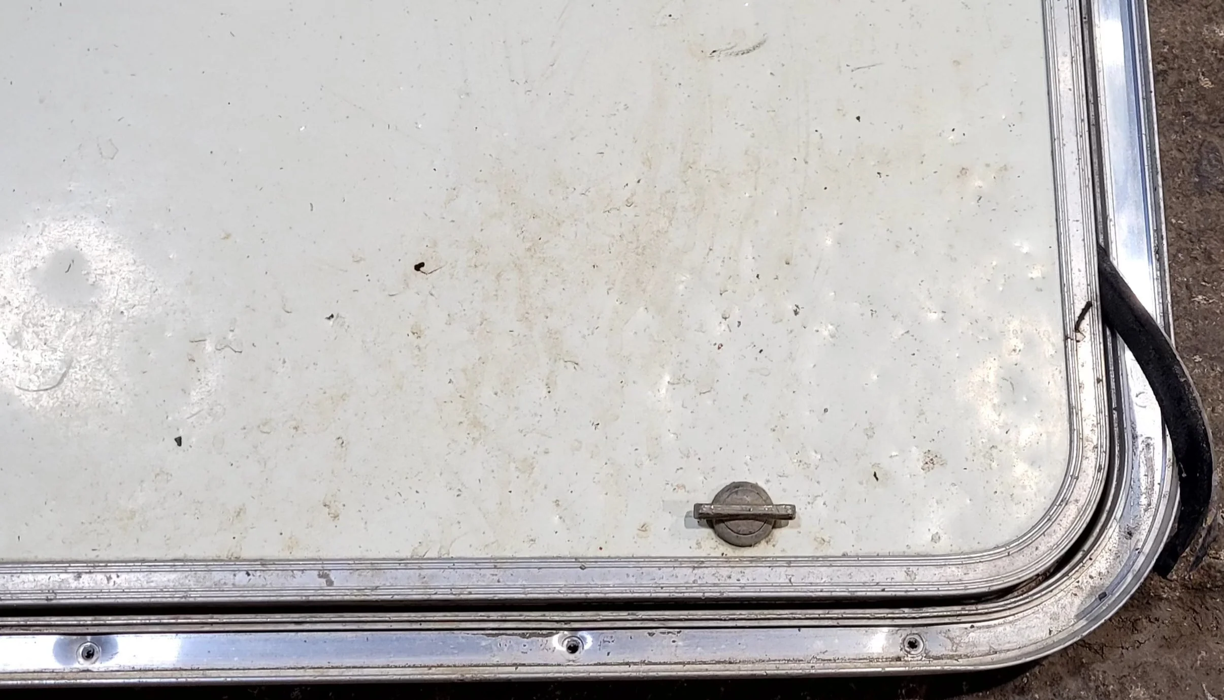 Used Radius Cornered Cargo Door 43 3/4" x 25 3/4" x 3/4" D - Image 4