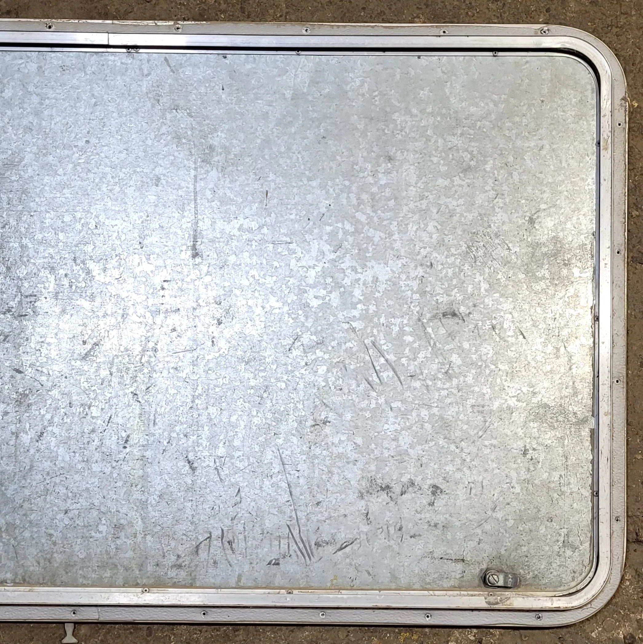 Used Radius Cornered Cargo Door 43 3/4" x 25 3/4" x 3/4" D - Image 7