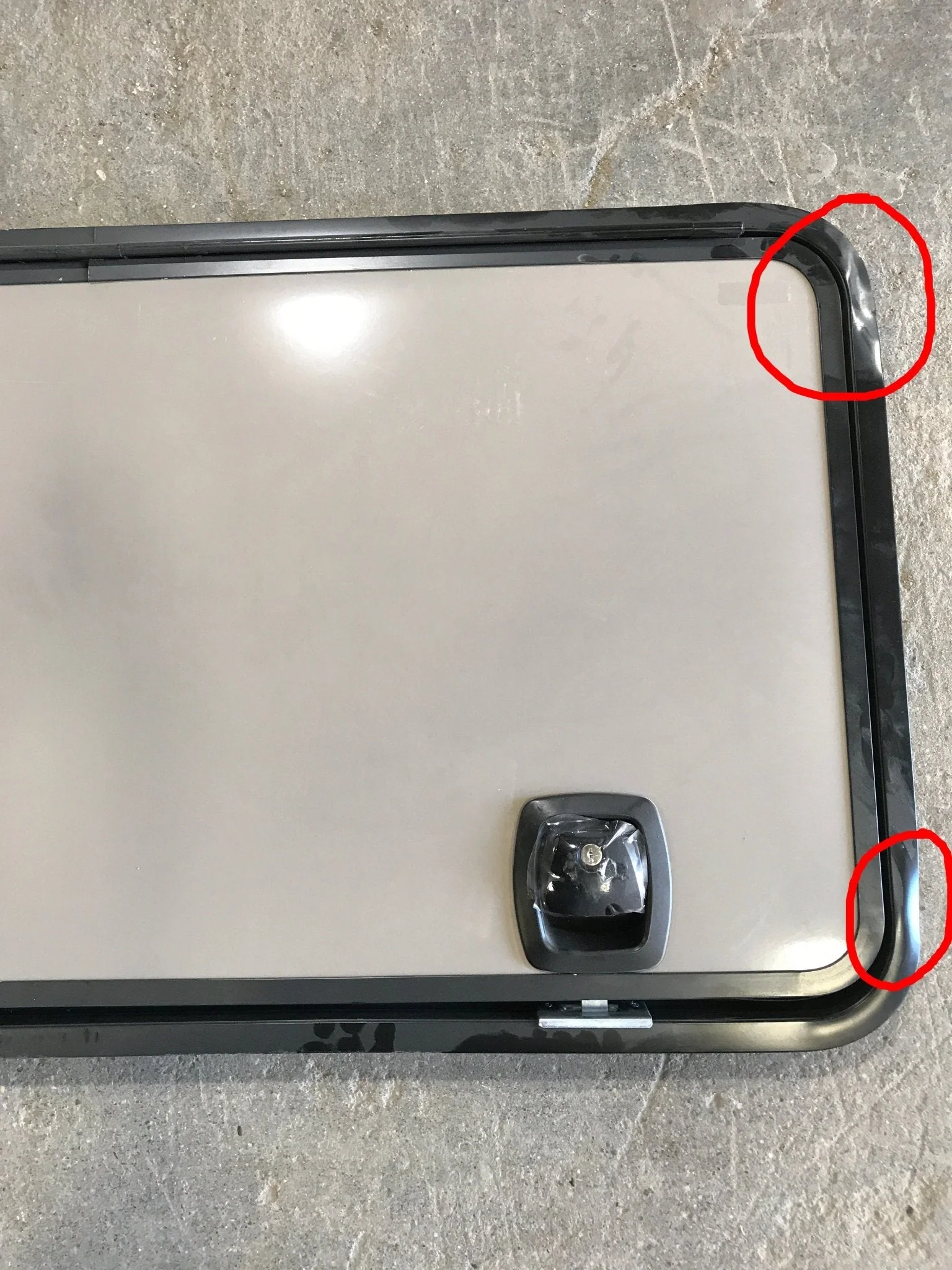 Used Radius Cornered Cargo Door 47 1/2" x 23 3/4" x 2"D - Image 3