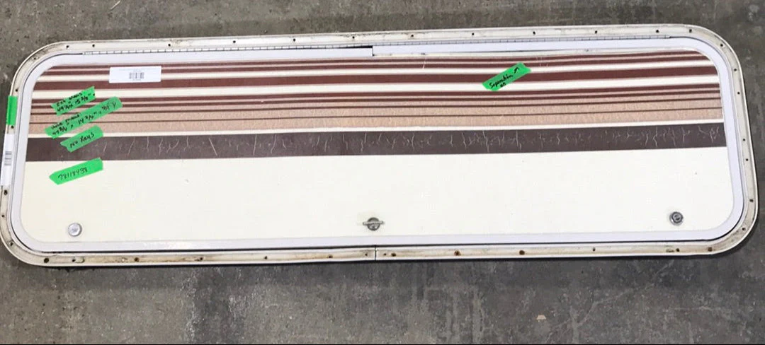 Used Radius Cornered Cargo Door 47 3/4" W x 14 3/4" H x 3/4" D