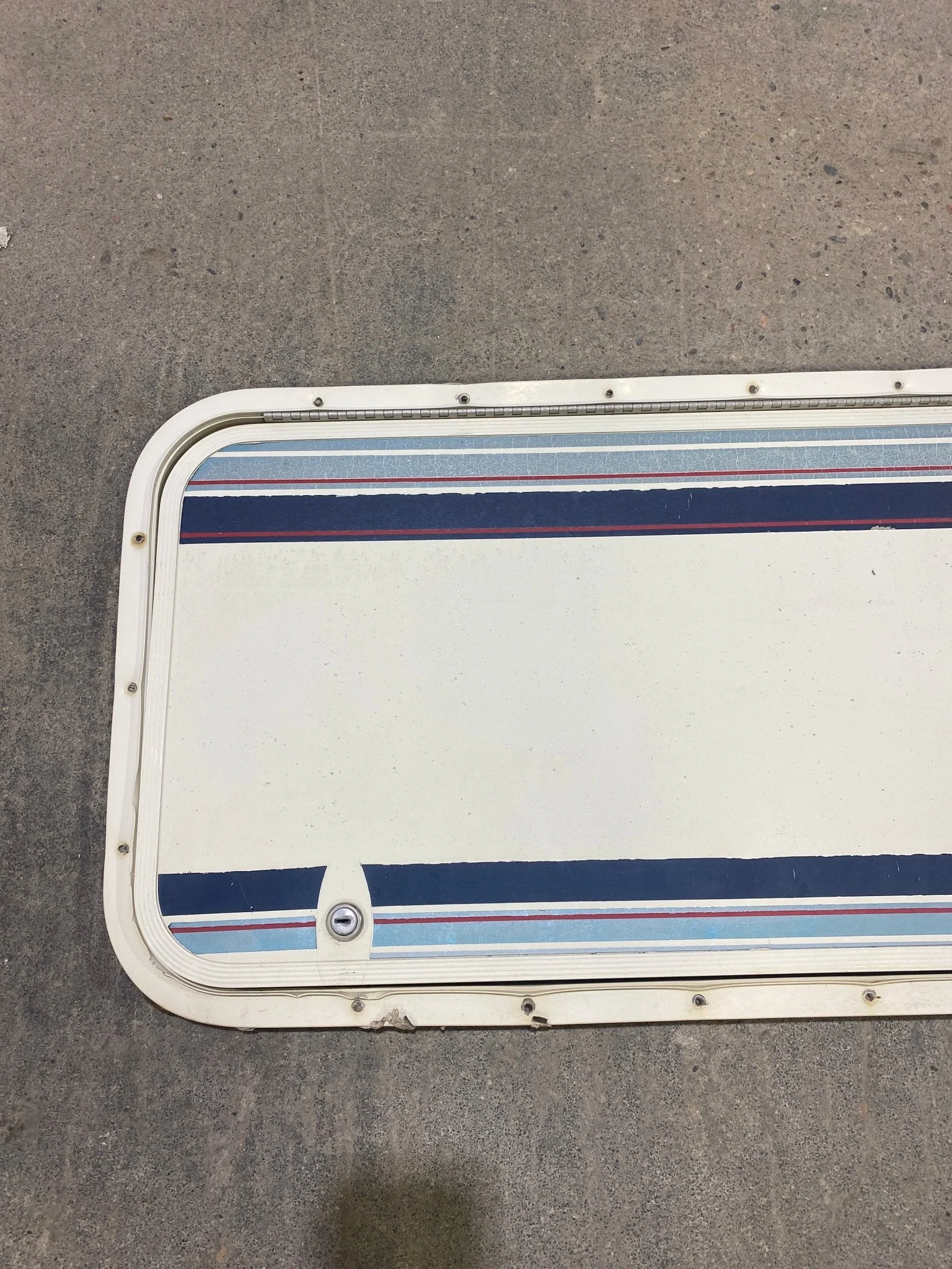 Used Radius Cornered Cargo Door 49 3/4" W x 14 3/4" H X 1/2" D - Image 4