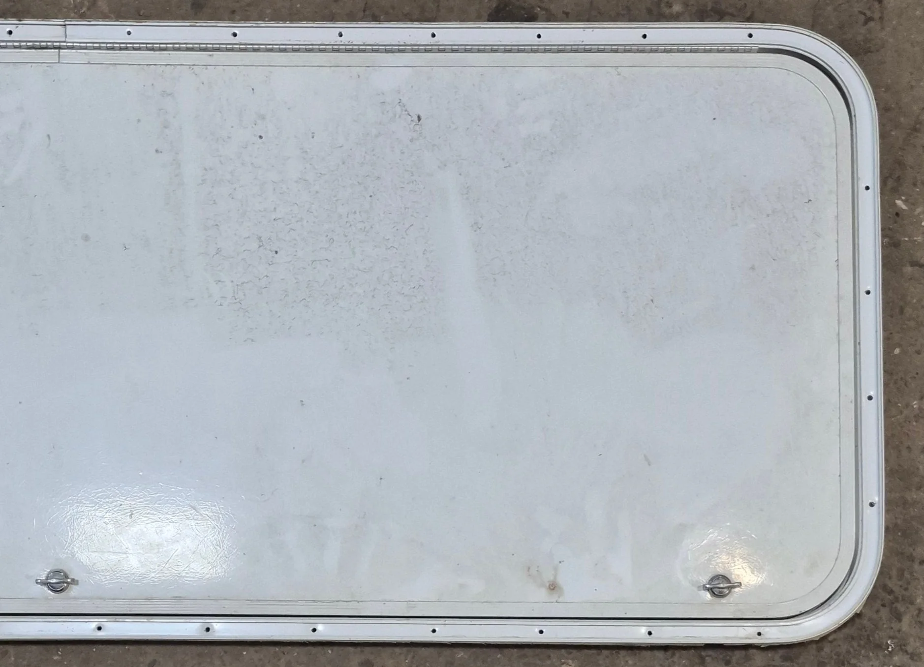 Used Radius Cornered Cargo Door 59 3/4" x 21 7/8" x 1/2" D - Image 3