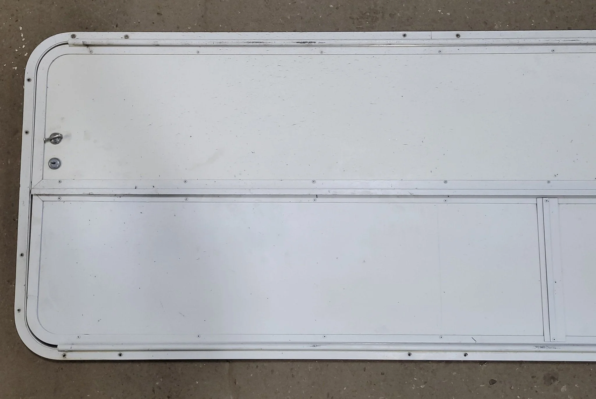 Used Radius Cornered Cargo Door 59 7/8" x 22 7/8" X 1/2" D - Image 2