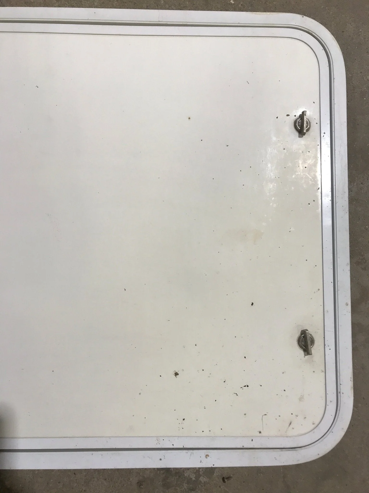 Used Radius Cornered Propane Cargo Door 29 1/2" x 23 7/8" x 3/4" D - Image 3