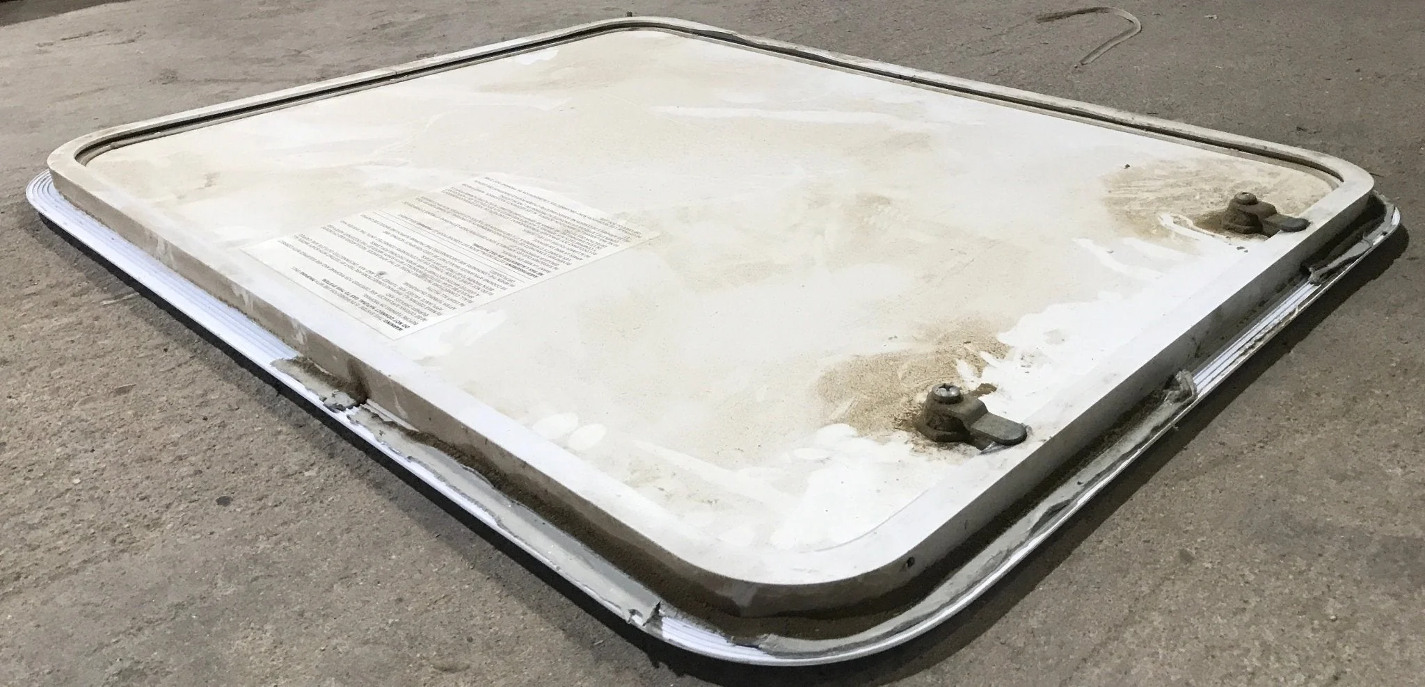 Used Radius Cornered Propane Cargo Door 29 1/2" x 23 7/8" x 3/4" D - Image 5
