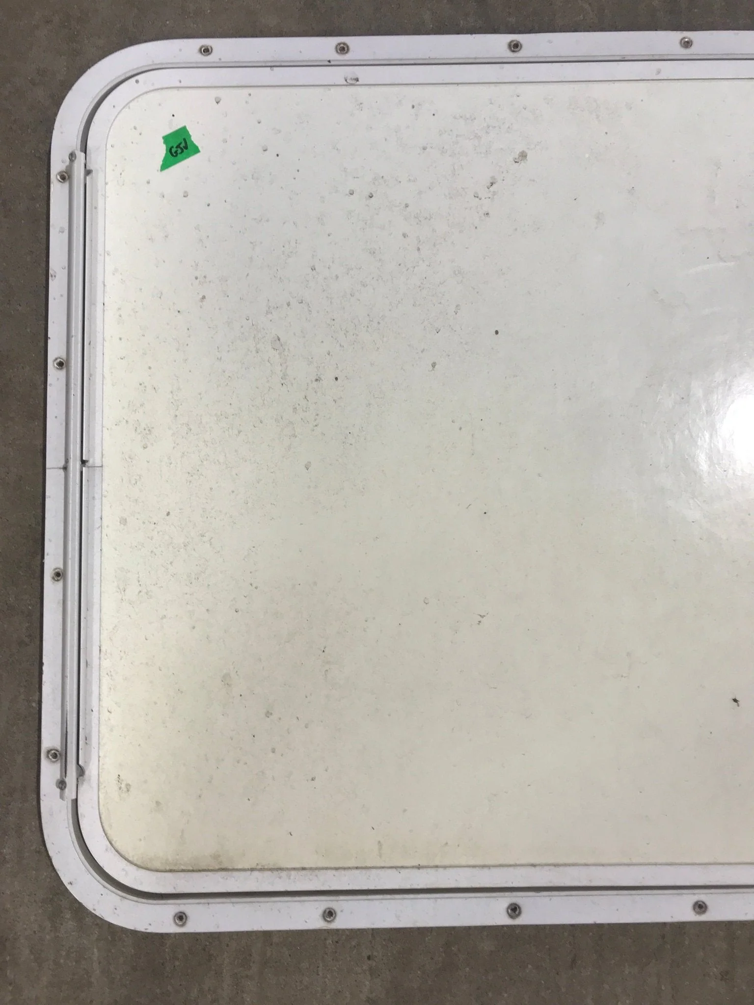Used Radius Cornered Propane Cargo Door 29 3/4" x 23 3/4" x 3/4" D - Image 2