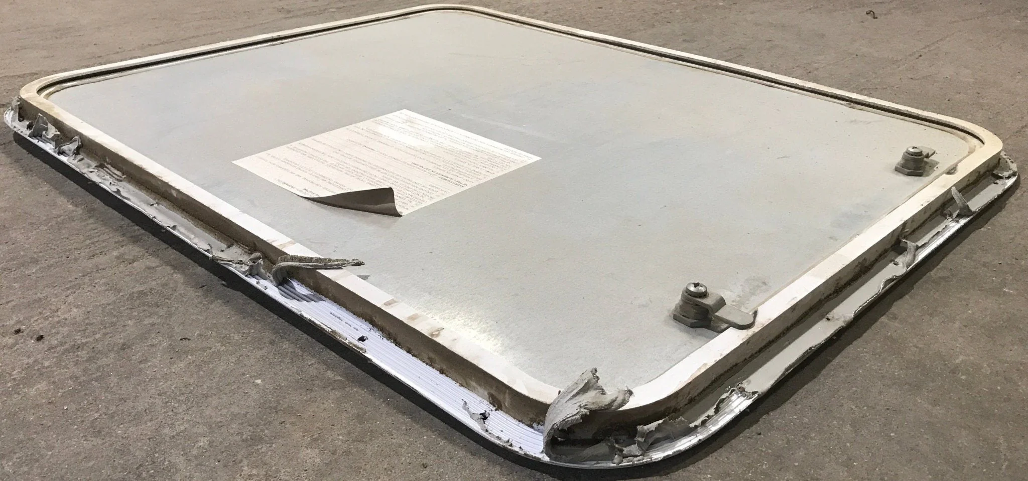 Used Radius Cornered Propane Cargo Door 29 3/4" x 23 3/4" x 3/4" D - Image 5