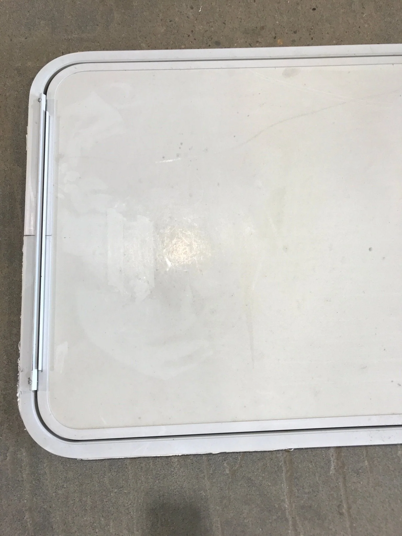 Used Radius Cornered Propane/Cargo Door 29 3/4" x 23 3/4" x 3/4" D - Image 2