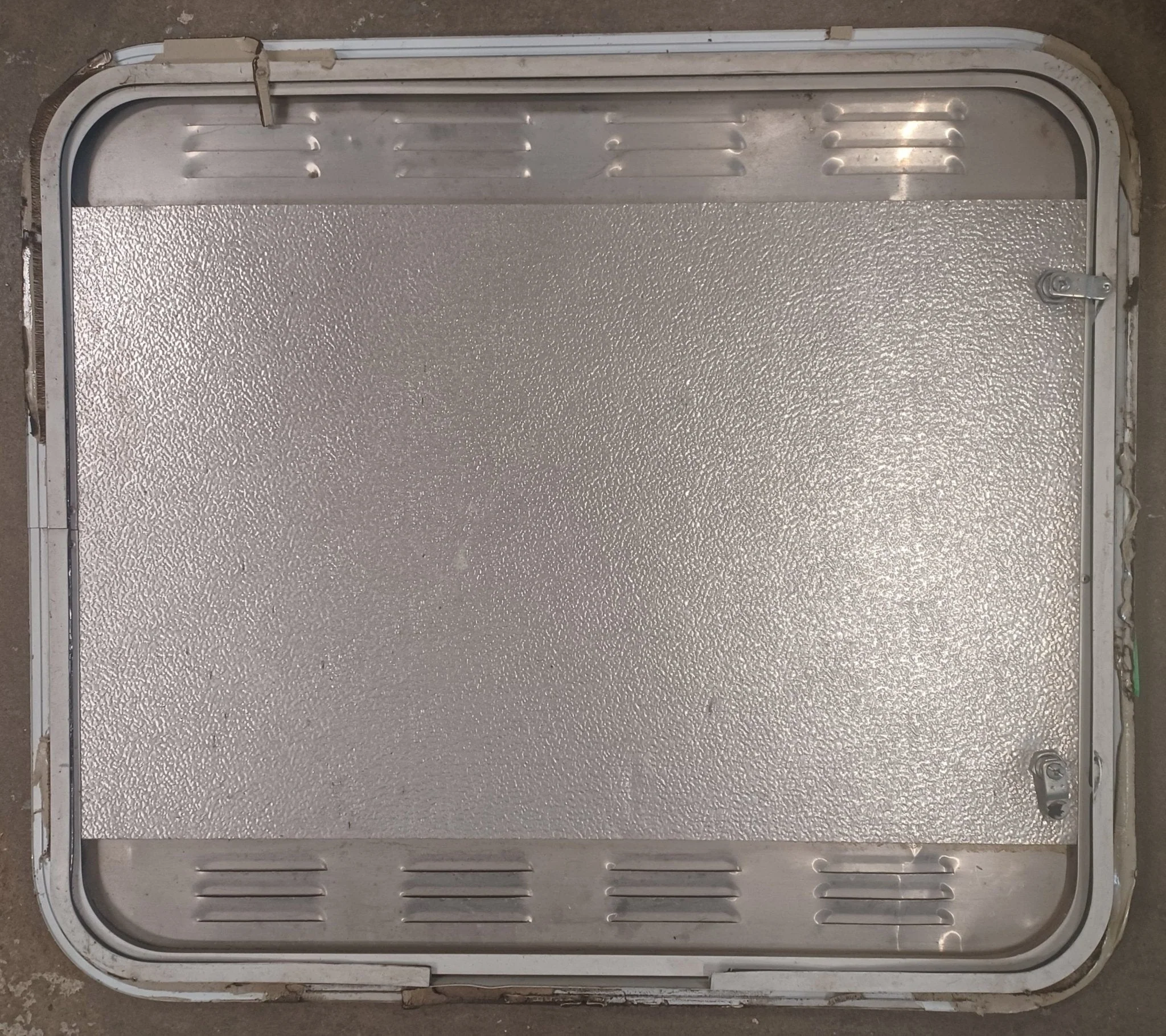 Used Radius Cornered Propane Cargo Door 29 5/8" x 26" x 5/8"D - Image 2