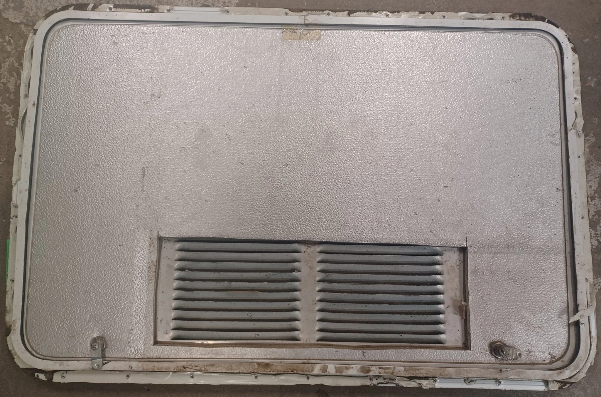 Used Radius Cornered Propane Cargo Door 36" x 23 1/4" x 5/8"D - Image 2