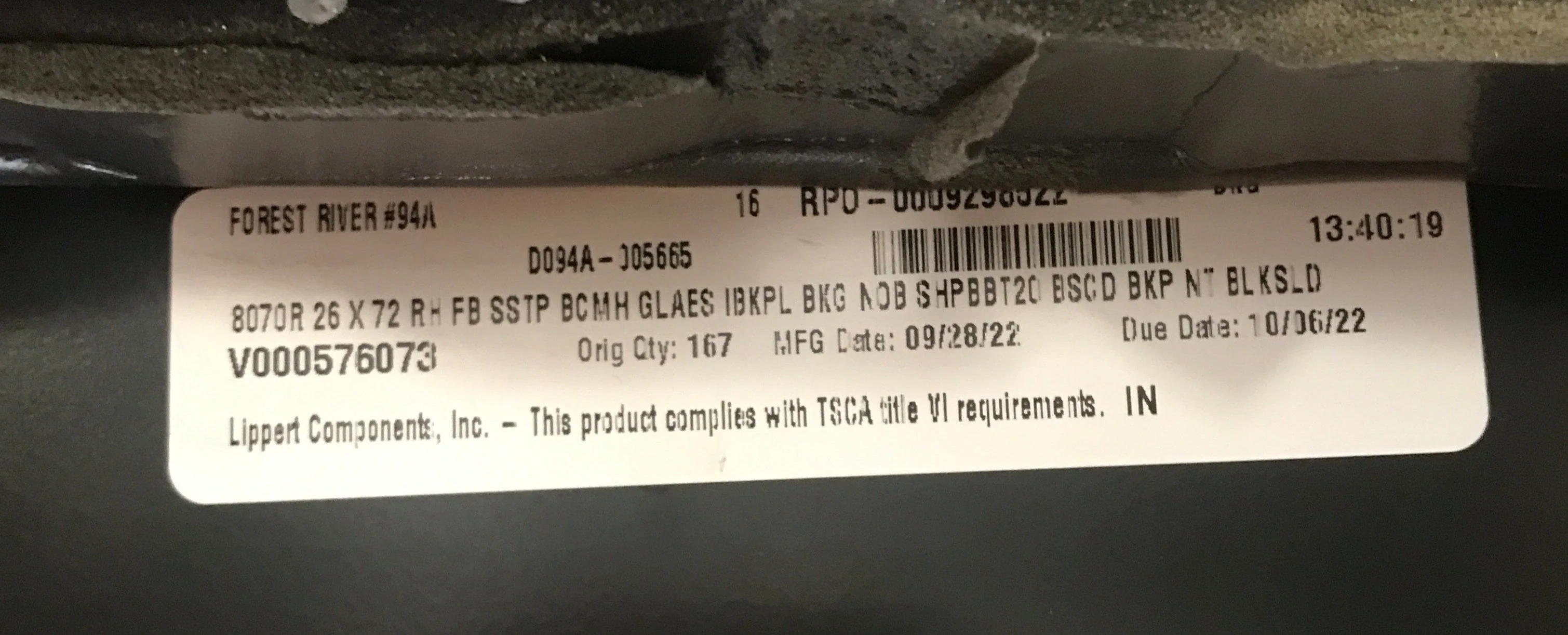 Used Radius Entry Door 72" H x 25 1/2" W - Image 11