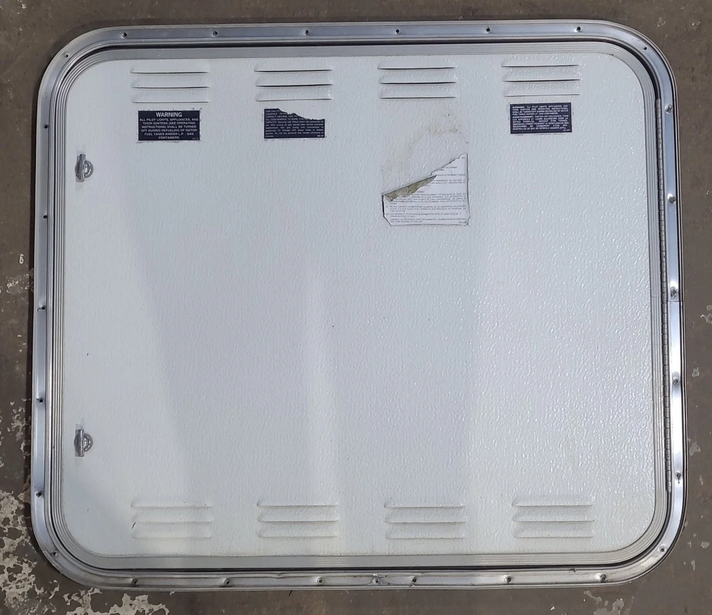 Used Radius Propane Cargo Door 29 3/4" x 26" X 5/8" D