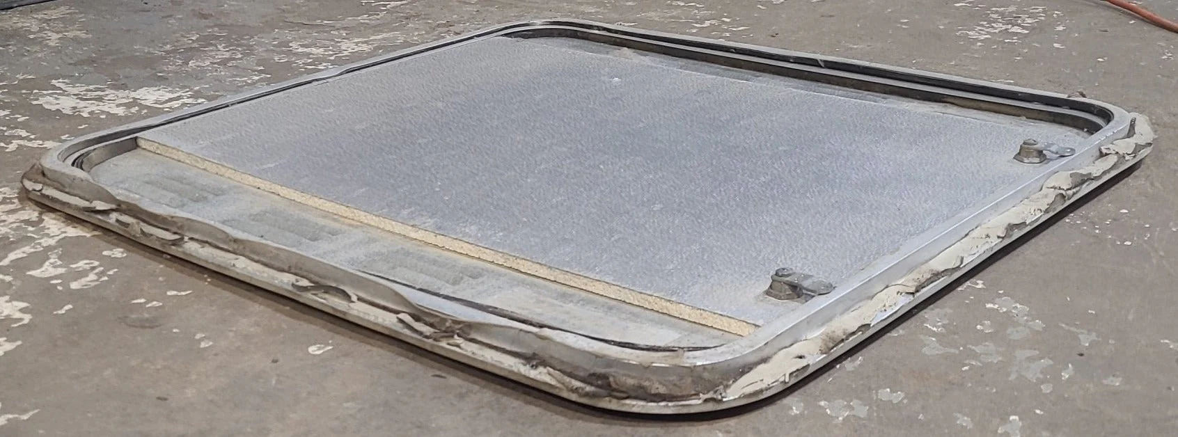 Used Radius Propane Cargo Door 29 3/4" x 26" X 5/8" D - Image 3