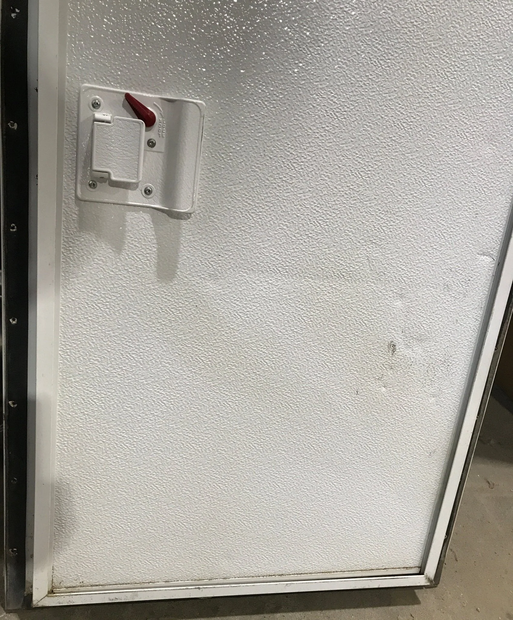 Used Radius Storage/ Teardrop Trailer Entry Door 44" x 22" x 1 1/2" D - Image 7