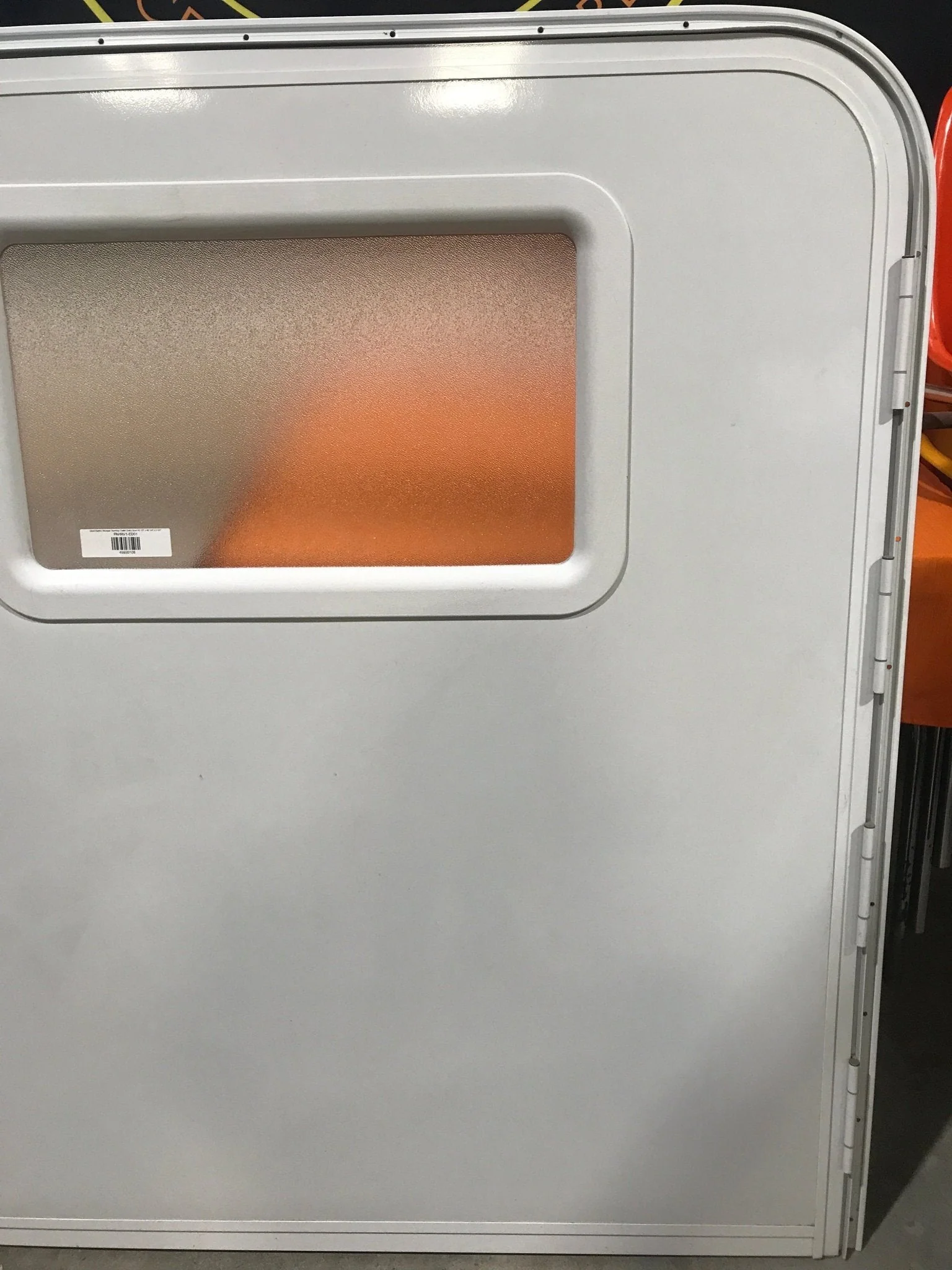 Used Radius Storage/ Teardrop Trailer Entry Door 48 1/4”x 43 1/2” x 2 1/2" - Image 3