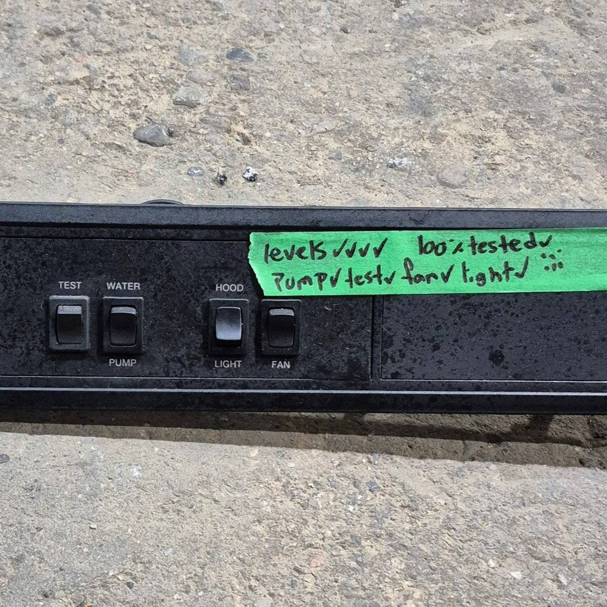 Used Range Hood Fan Front Panel with Circuit Board - Image 3