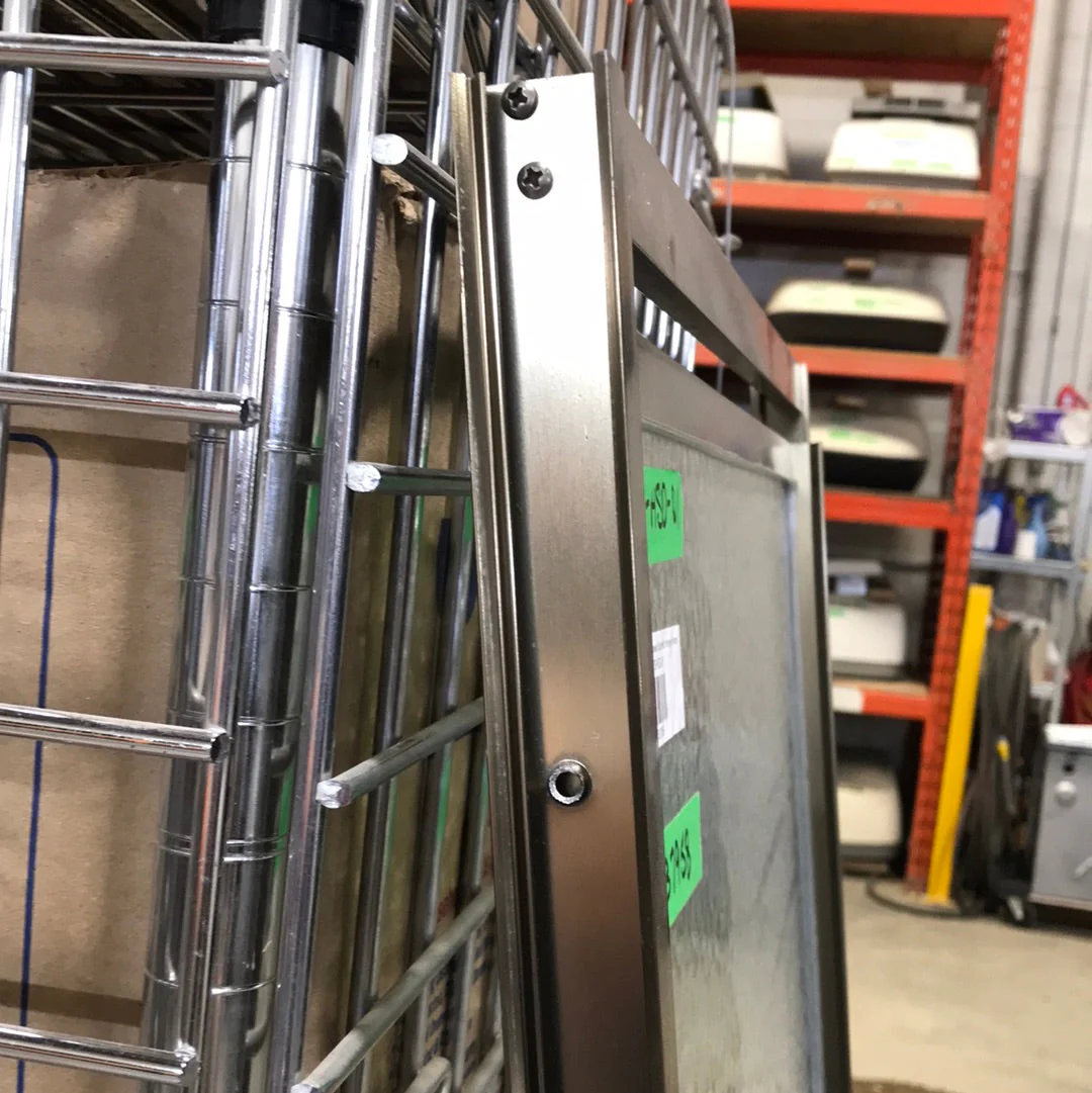 Used Replacement Shower Door with Hinged Frame - Image 3