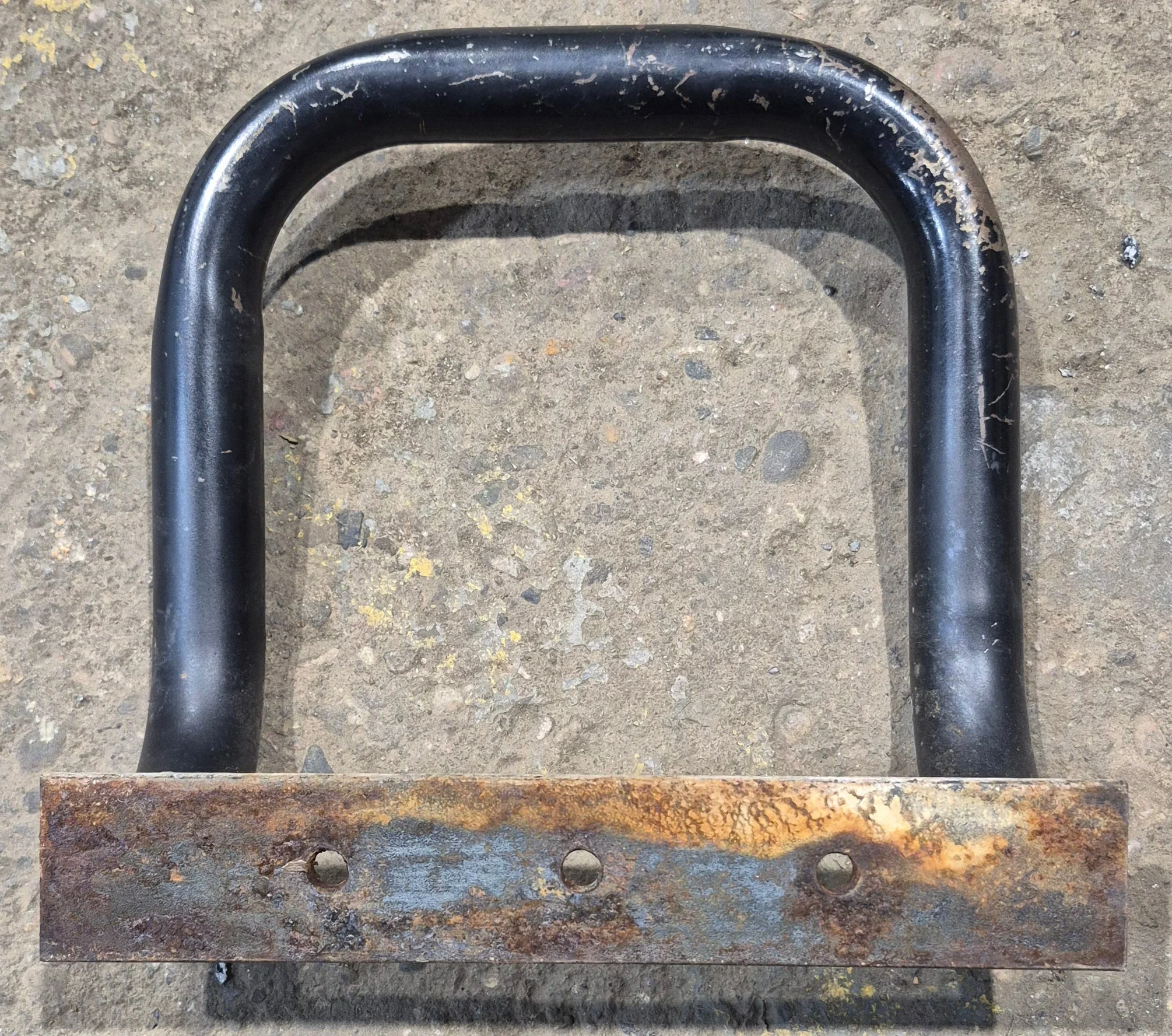 Used Retro Driver Door Grab Handle 8 1/4" x 8 1/2"- Metal - Image 2