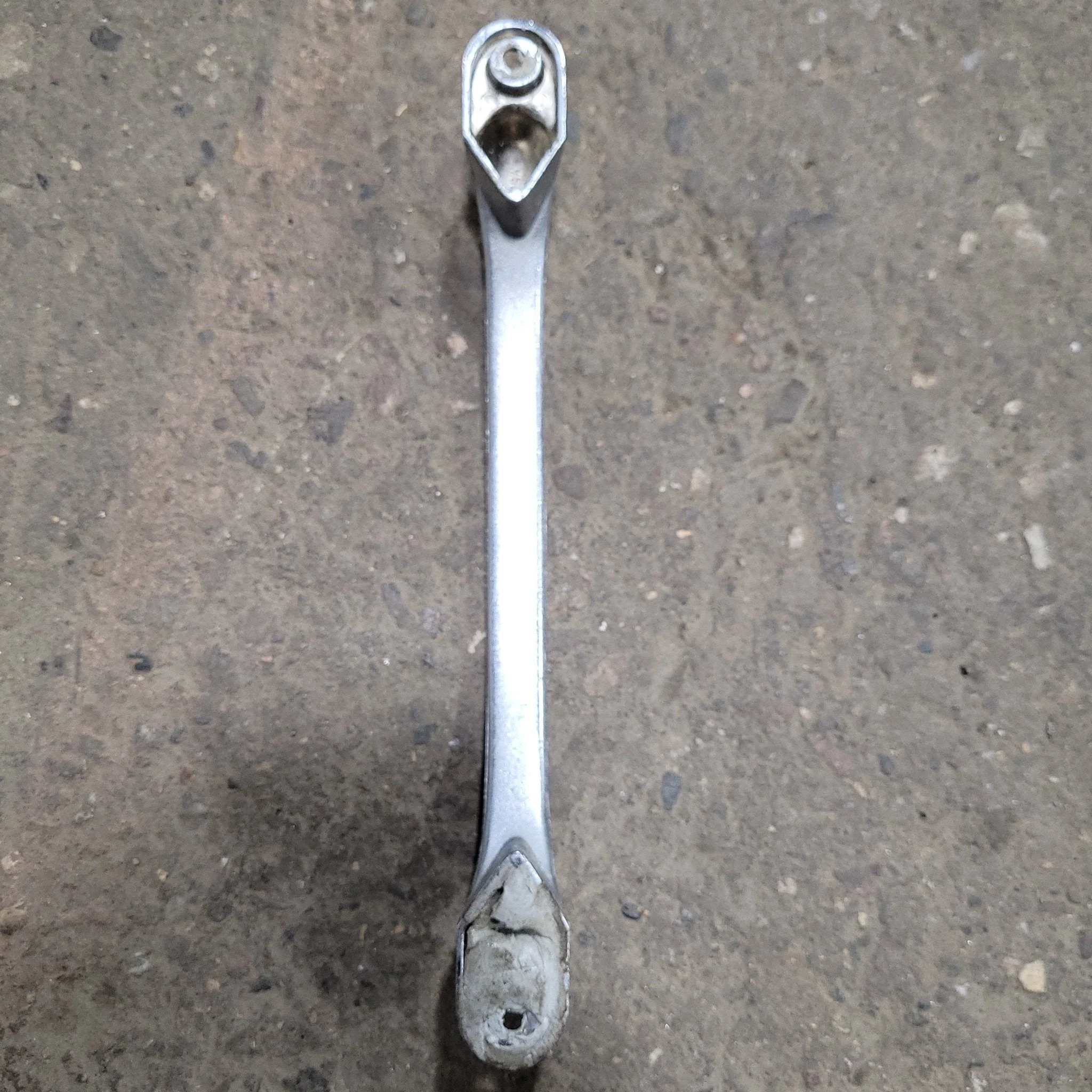 Used Retro Entry Door Handle 10"- metal - Image 3