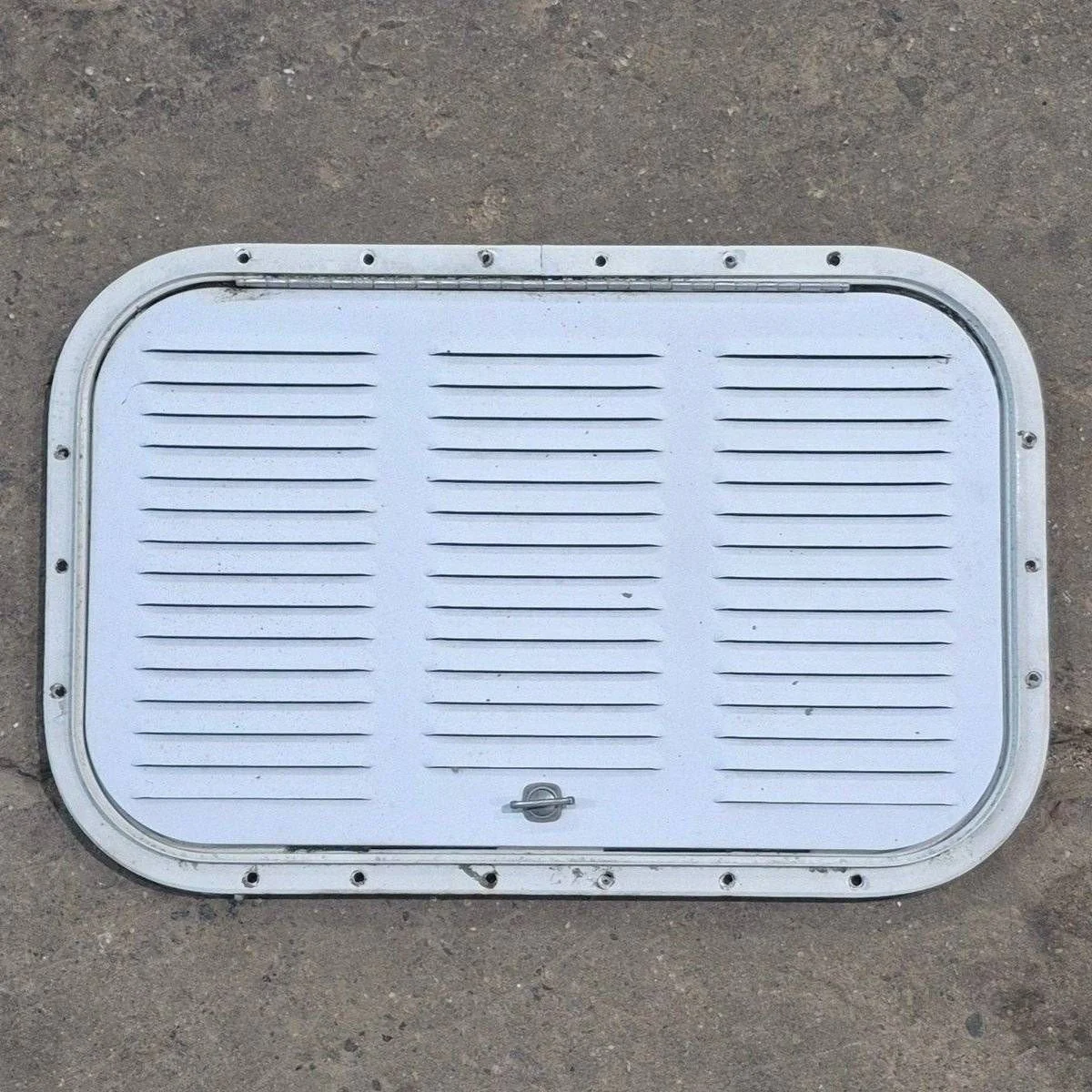 Used Retro Norcold/ Dometic Fridge Vent Door, Off White, Off White Trim - 616009 / 8032214R20