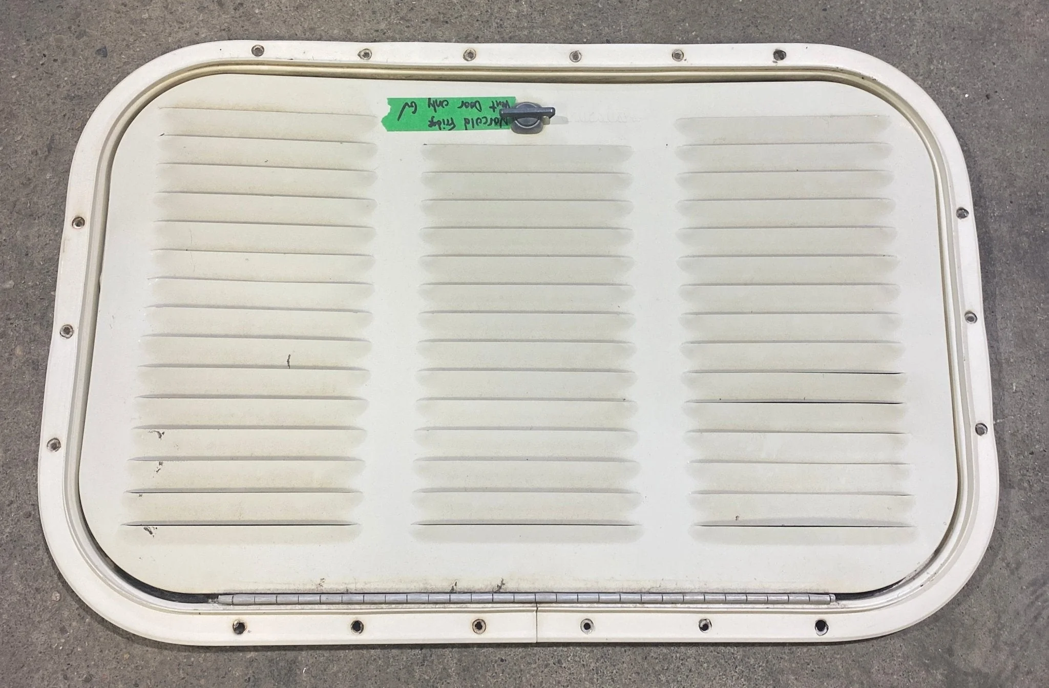 Used Retro - Off White Vent Door - NORCOLD - Image 2
