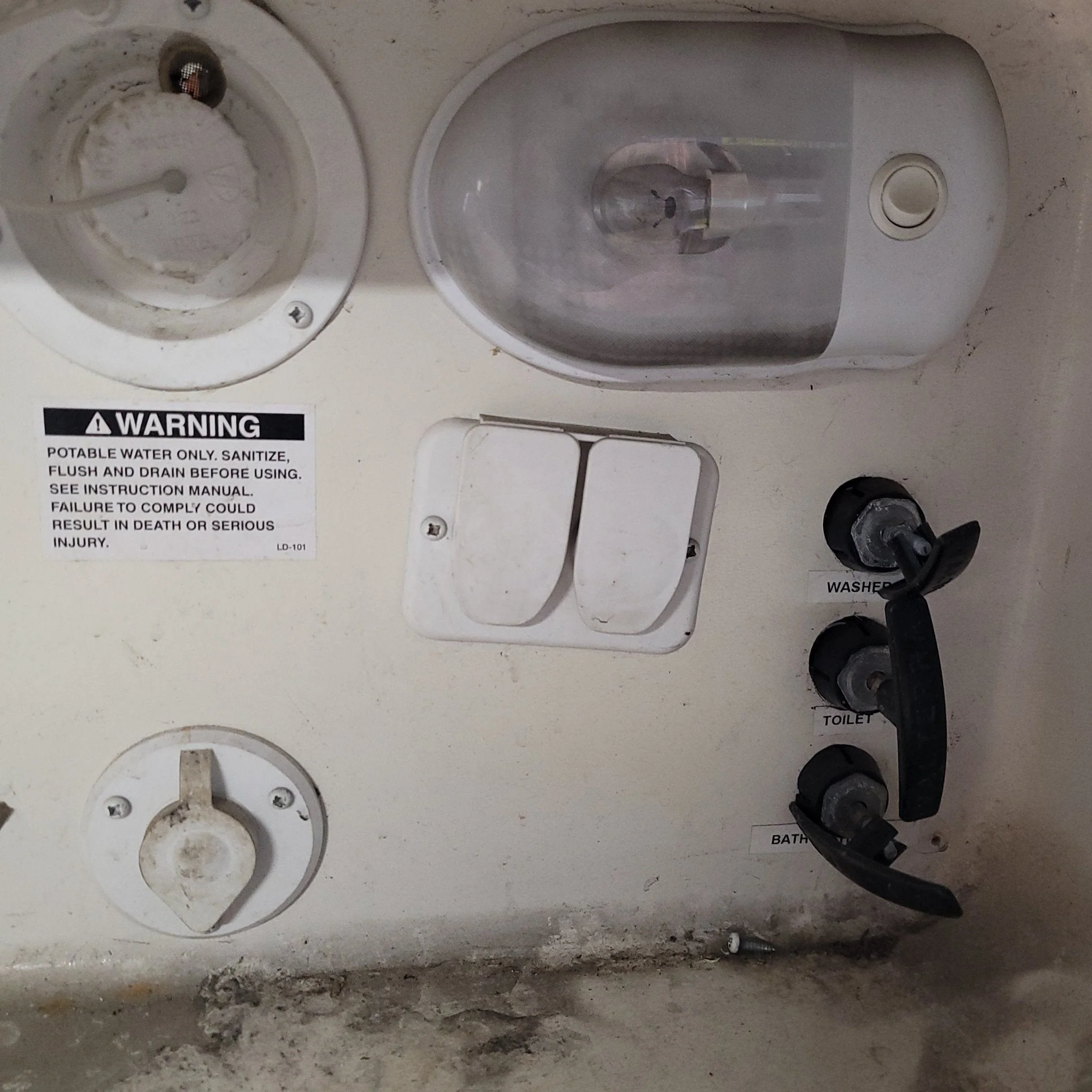 Used RV Access Hatch Set Up 24" W X 14 1/2" H - Image 6