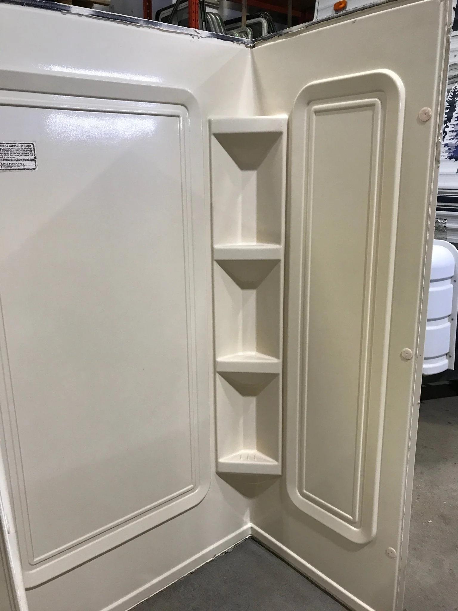 Used RV Bath Tub Surround 34 1/2” X 62 1/2” x 22 1/2" D - Image 3