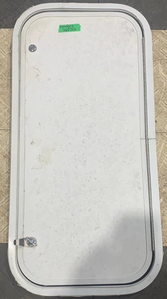 Used RV Cargo Doors 30" x 13 5/8" x 1/2"D