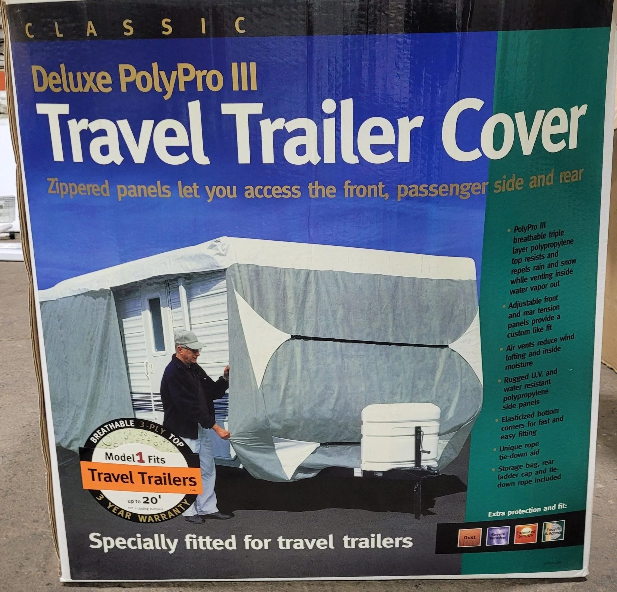 Used RV Cover Classic Accessories 73163 - 18'-20' - Image 6