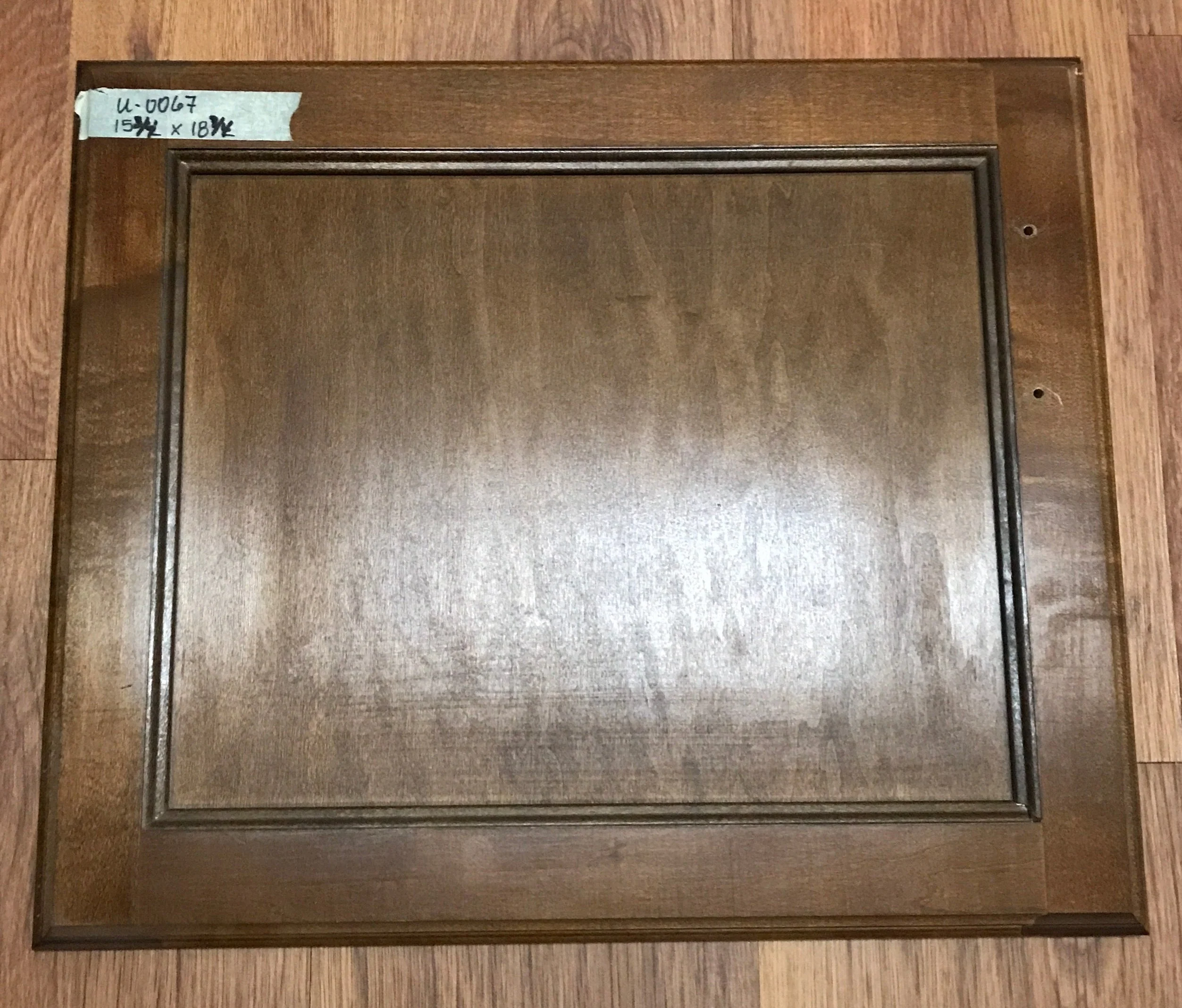 Used RV Cupboard/ Cabinet Door 15 3/4" H X 18 3/4" W X 3/4" D - Image 3