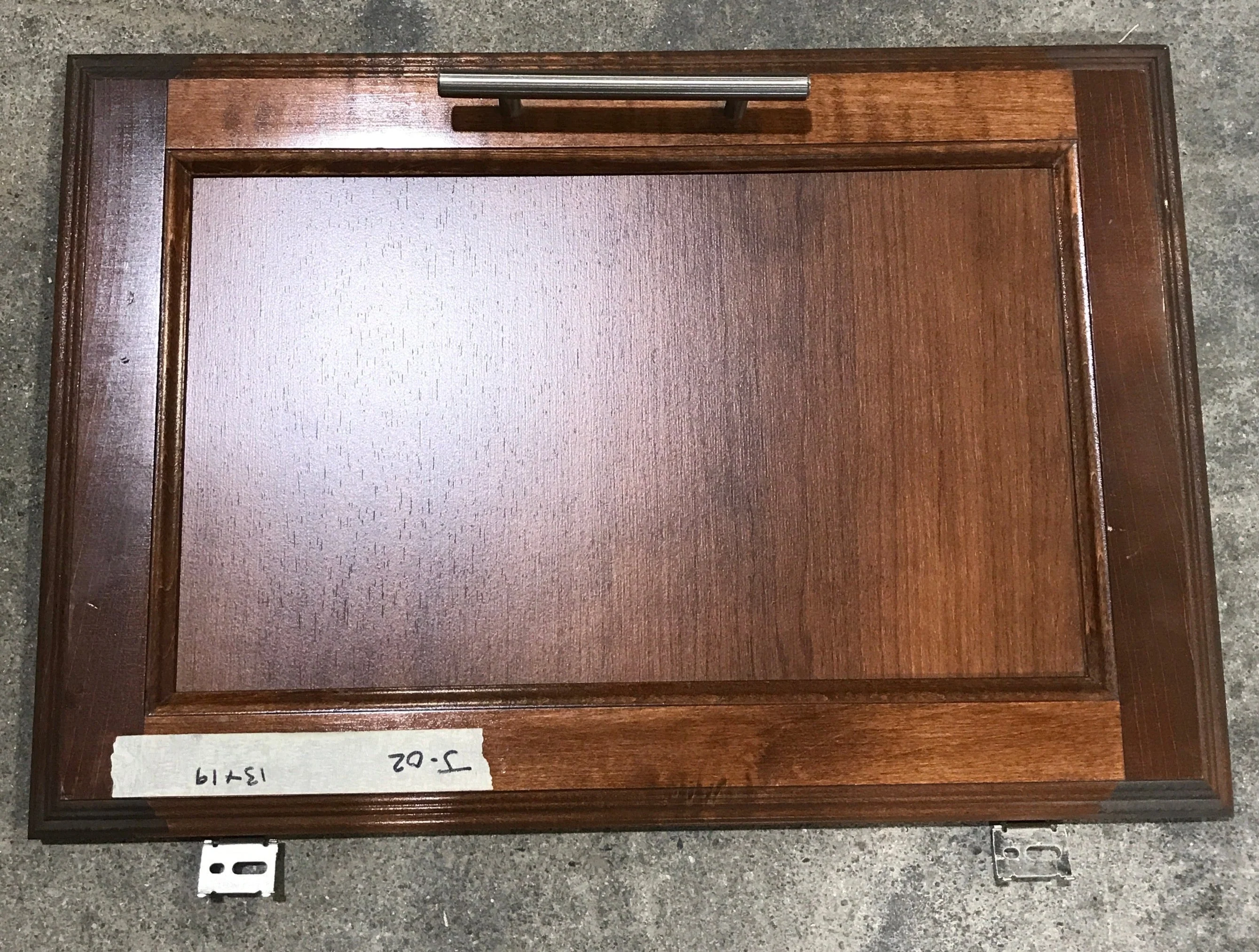 Used RV Cupboard/ Cabinet Door 19" H X 13" W X 3/4" D - Image 2