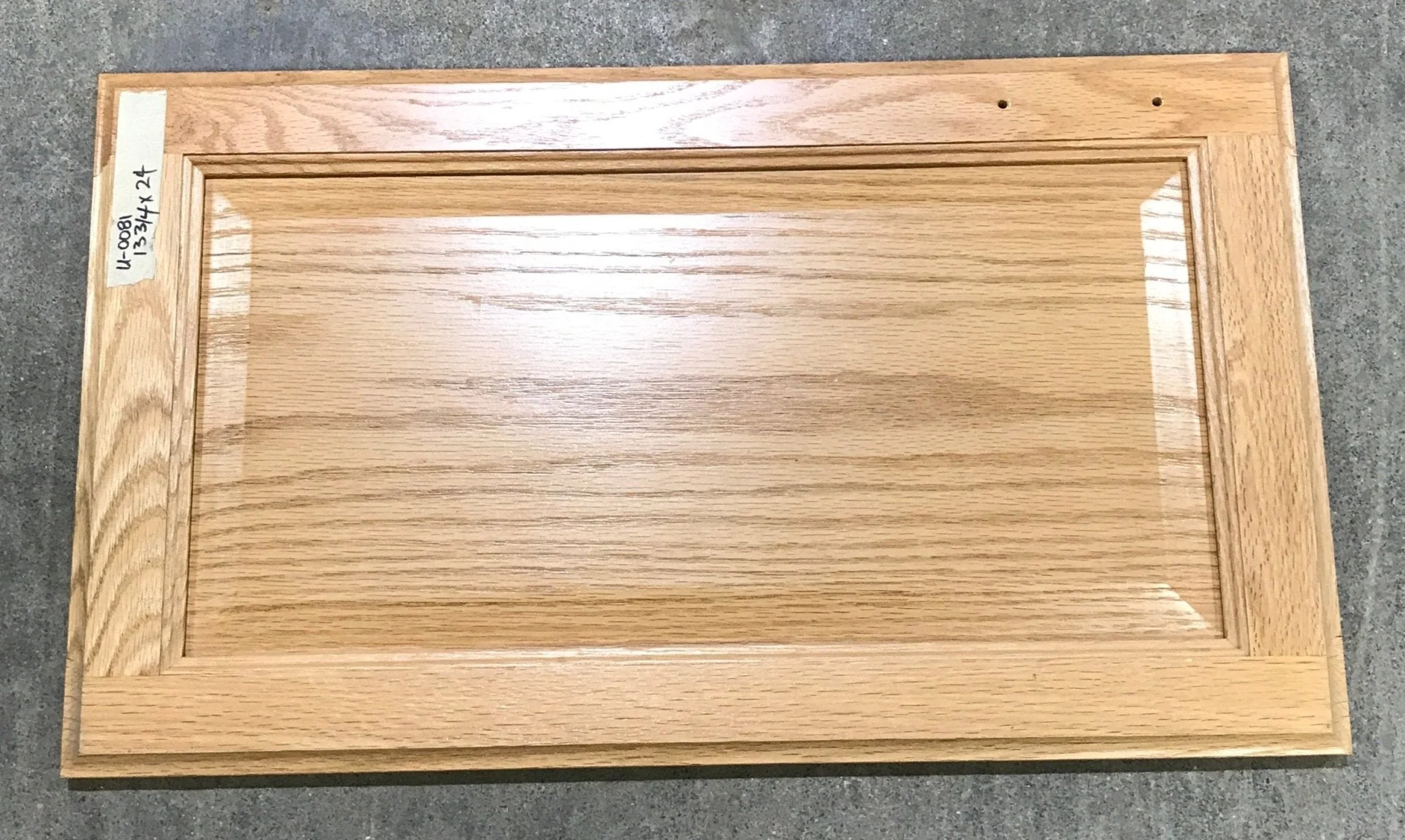 Used RV Cupboard/ Cabinet Door 24" H X 13 3/4" W X 3/4" D - Image 2