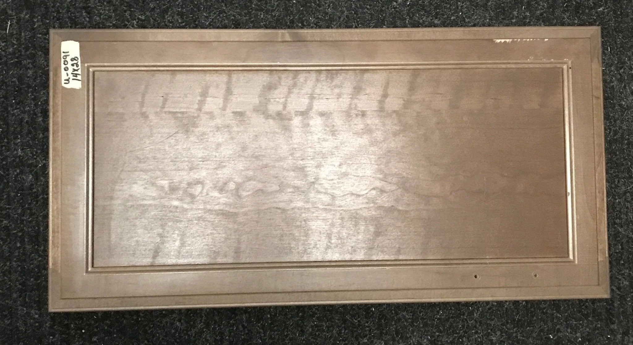 Used RV Cupboard/ Cabinet Door 28" H X 14" W X 3/4" D - Image 2