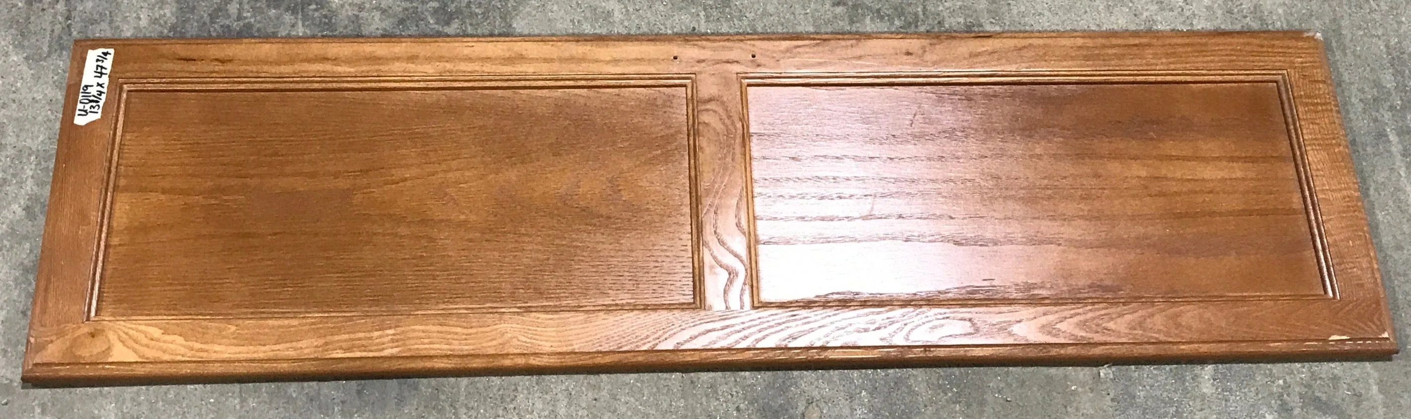 Used RV Cupboard/ Cabinet Door 47 3/4" H X 13 1/4" W X 3/4" D - Image 3