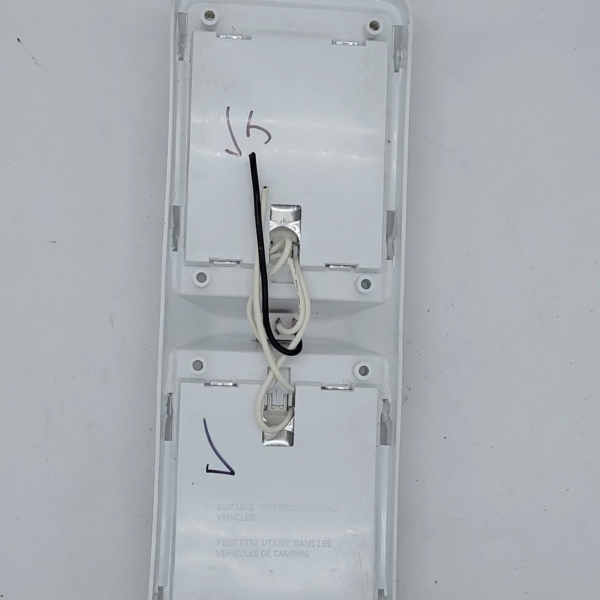 USED RV Interior Light Fixture *DOUBLE* - Image 2
