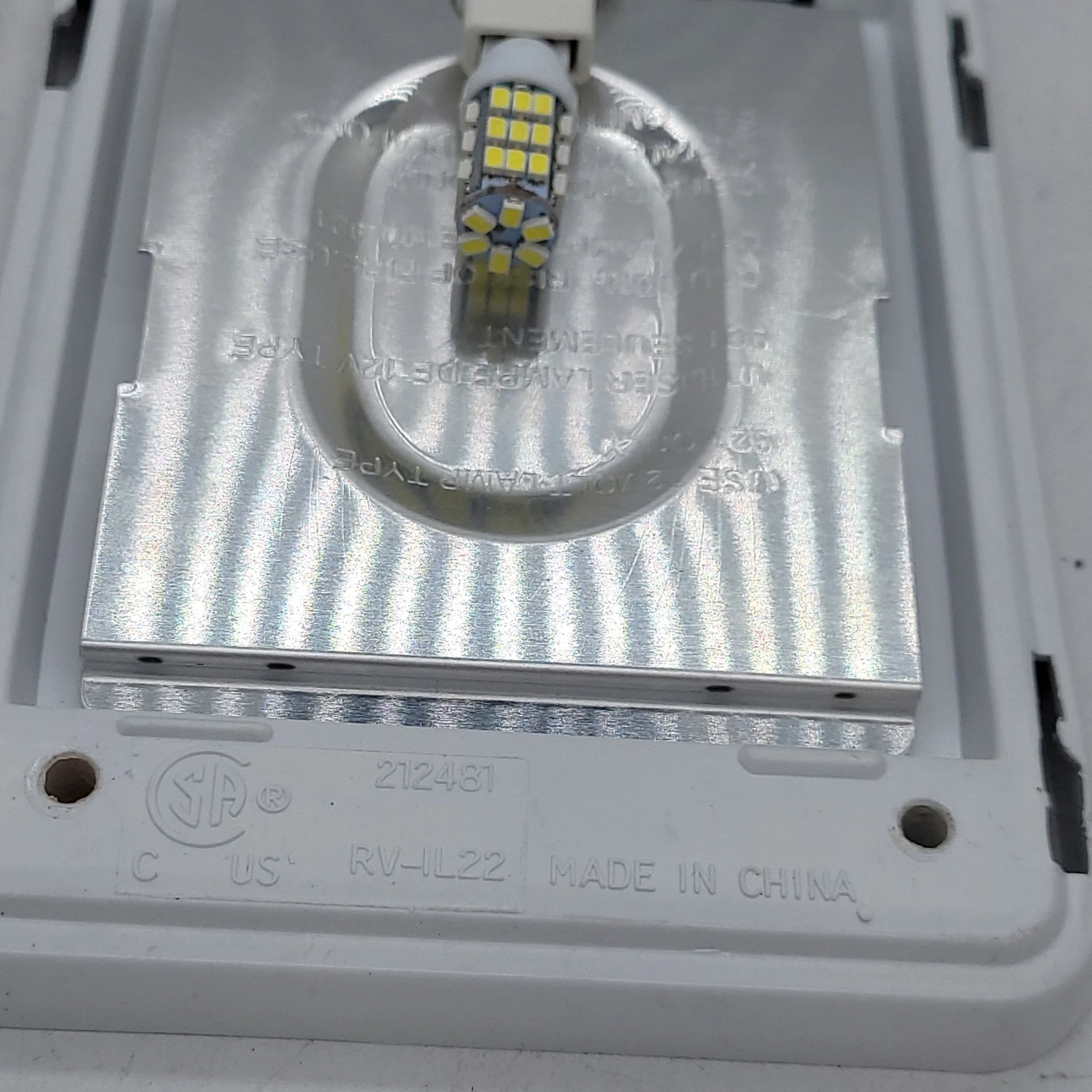 USED RV Interior Light Fixture *DOUBLE* - Image 3