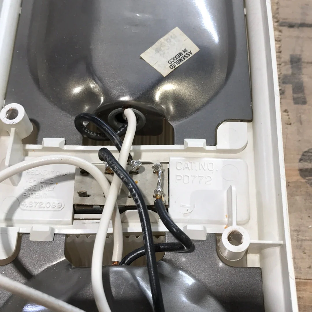 USED RV Interior Light Fixture *DOUBLE* PD772 - With Switch - Image 3