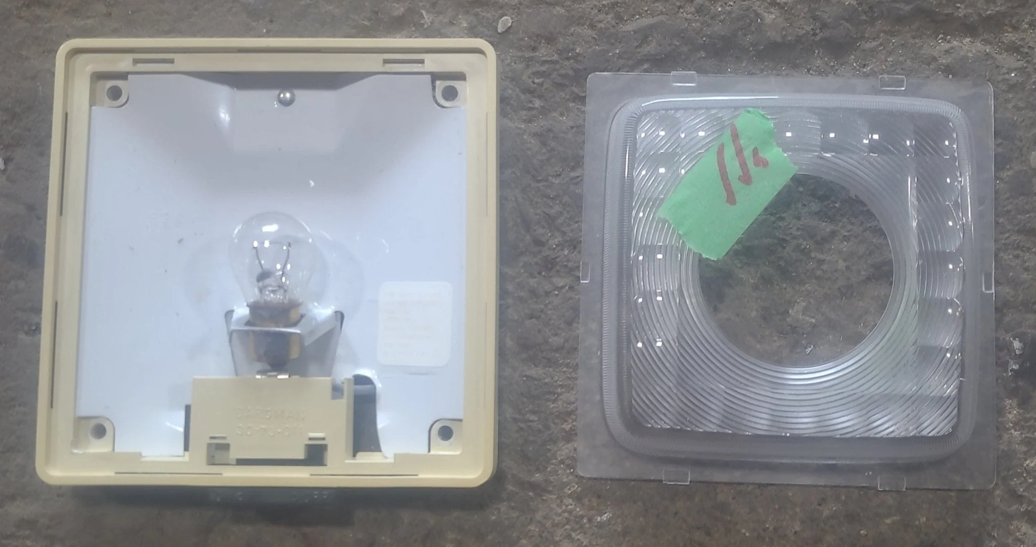 USED RV Interior Light Fixture - 30-73-011 - SINGLE - - Image 2