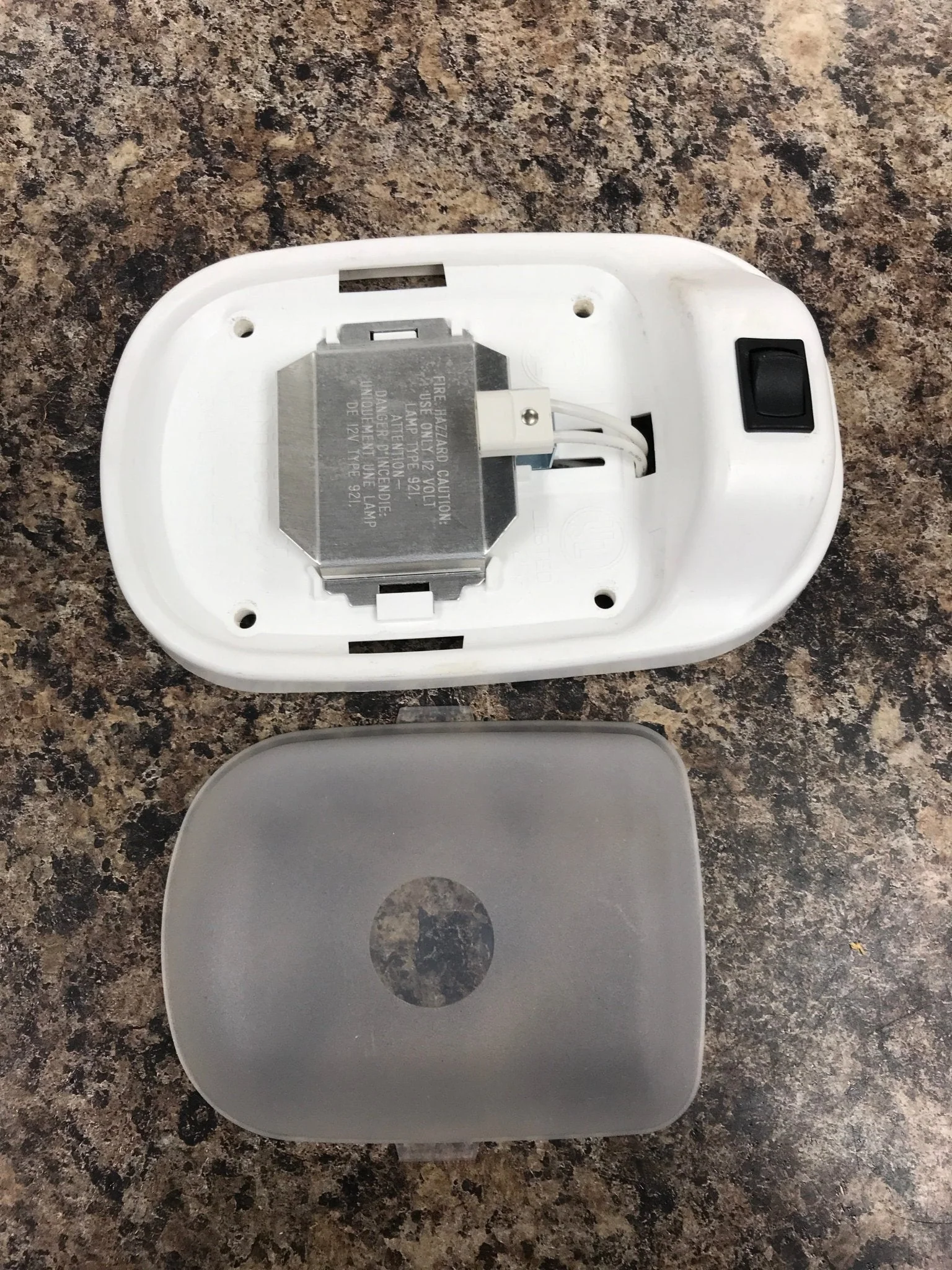 USED RV Interior Light Fixture *SINGLE* UL10 - Image 4
