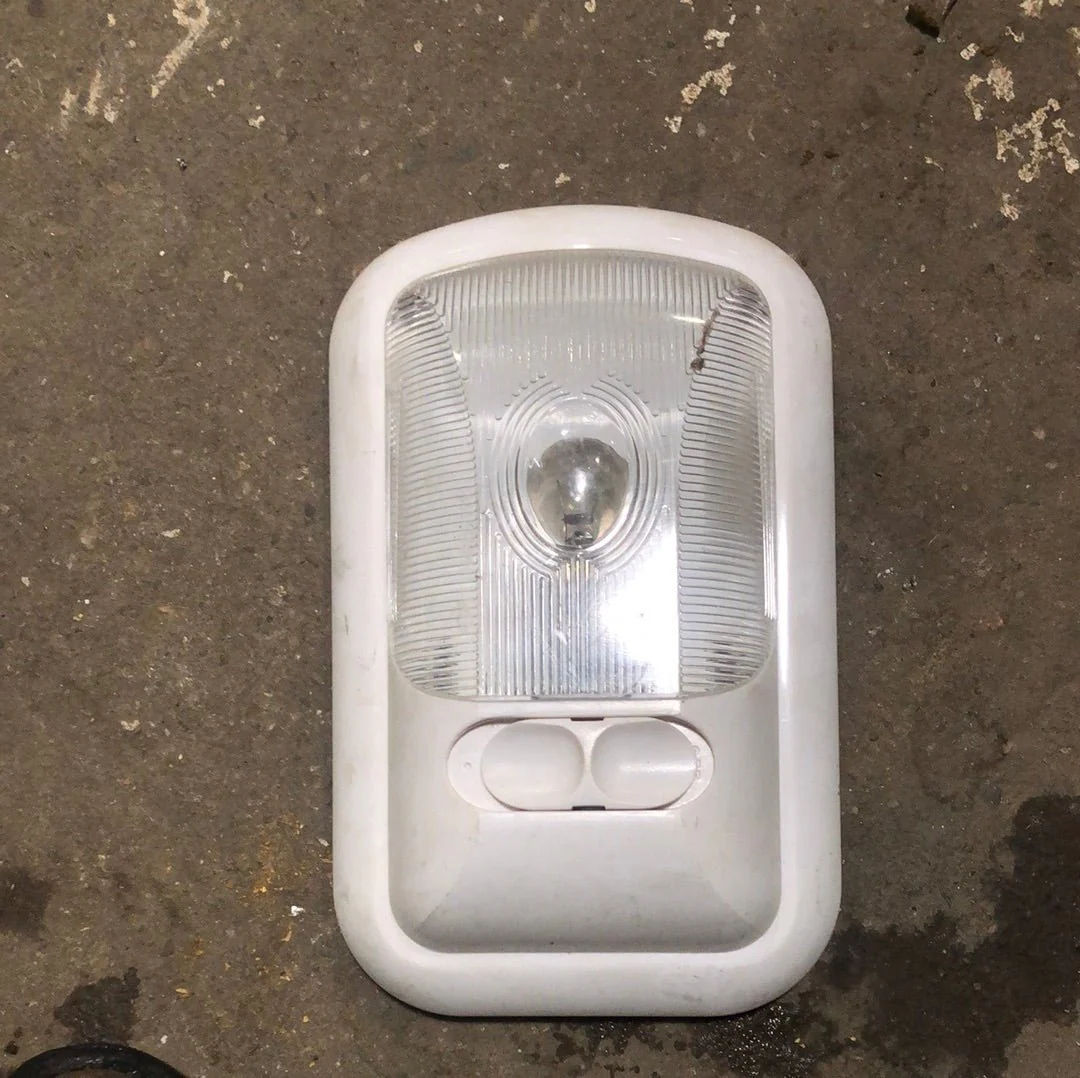 Used RV Interior Light Fixture *SINGLE* WHITE LR98156