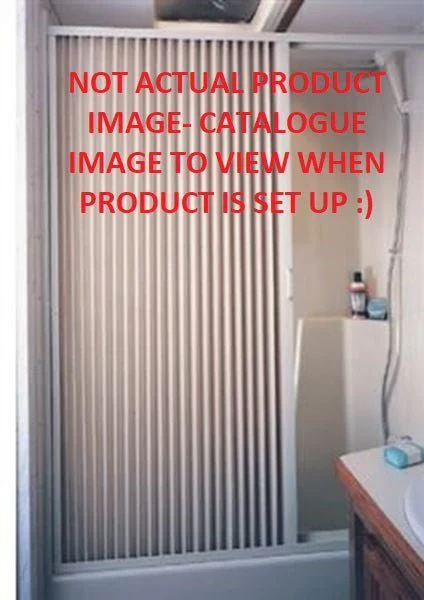 Used RV Interior Plastic Shower Folding Door 23" W X 57" H X 1" D