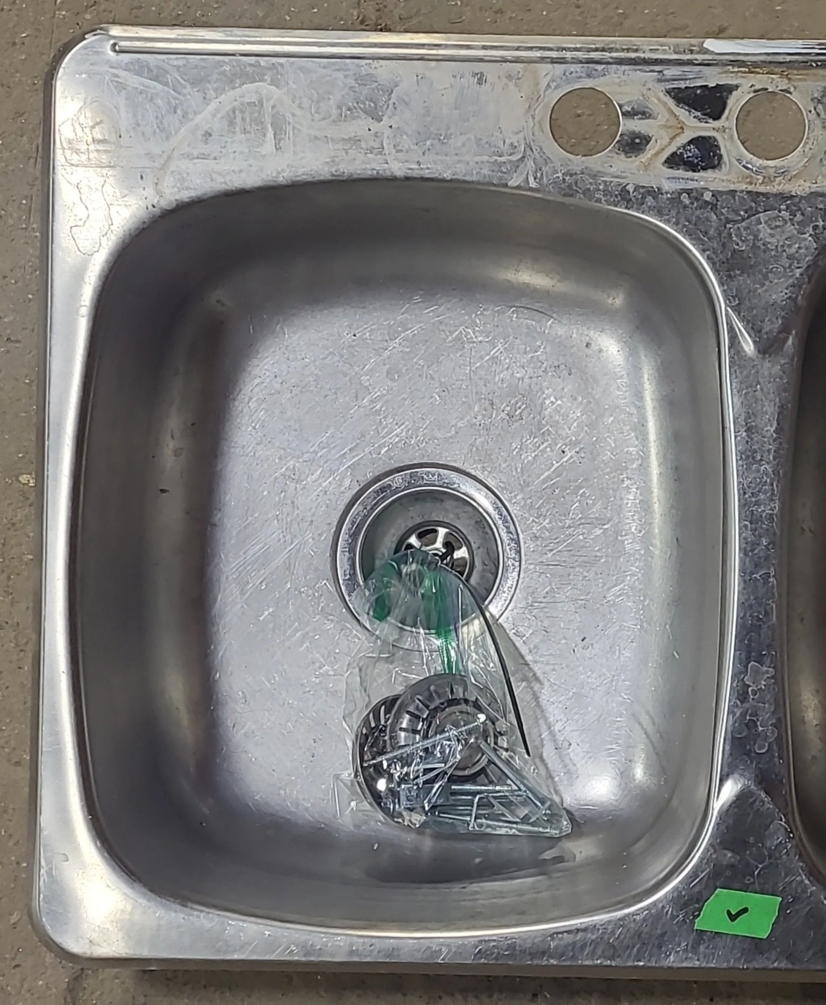 Used RV Kitchen Sink 31 1/4” W x 20 1/2” L - Image 3