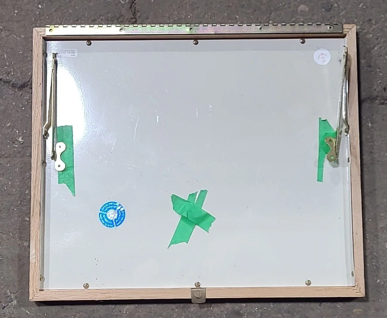 Used RV Mirror & Fold Down Table Top/ Tray 18 1/2 x 15 5/8" - Image 2