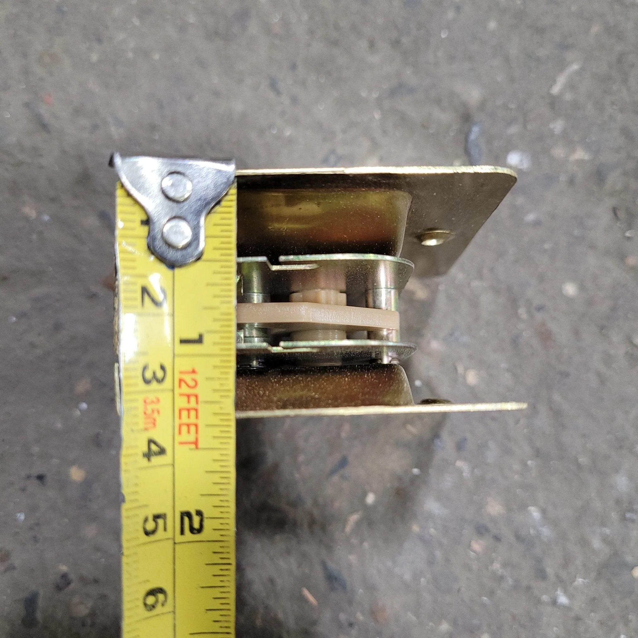 Used RV Pocket Door Brass Privacy Lock - Image 7