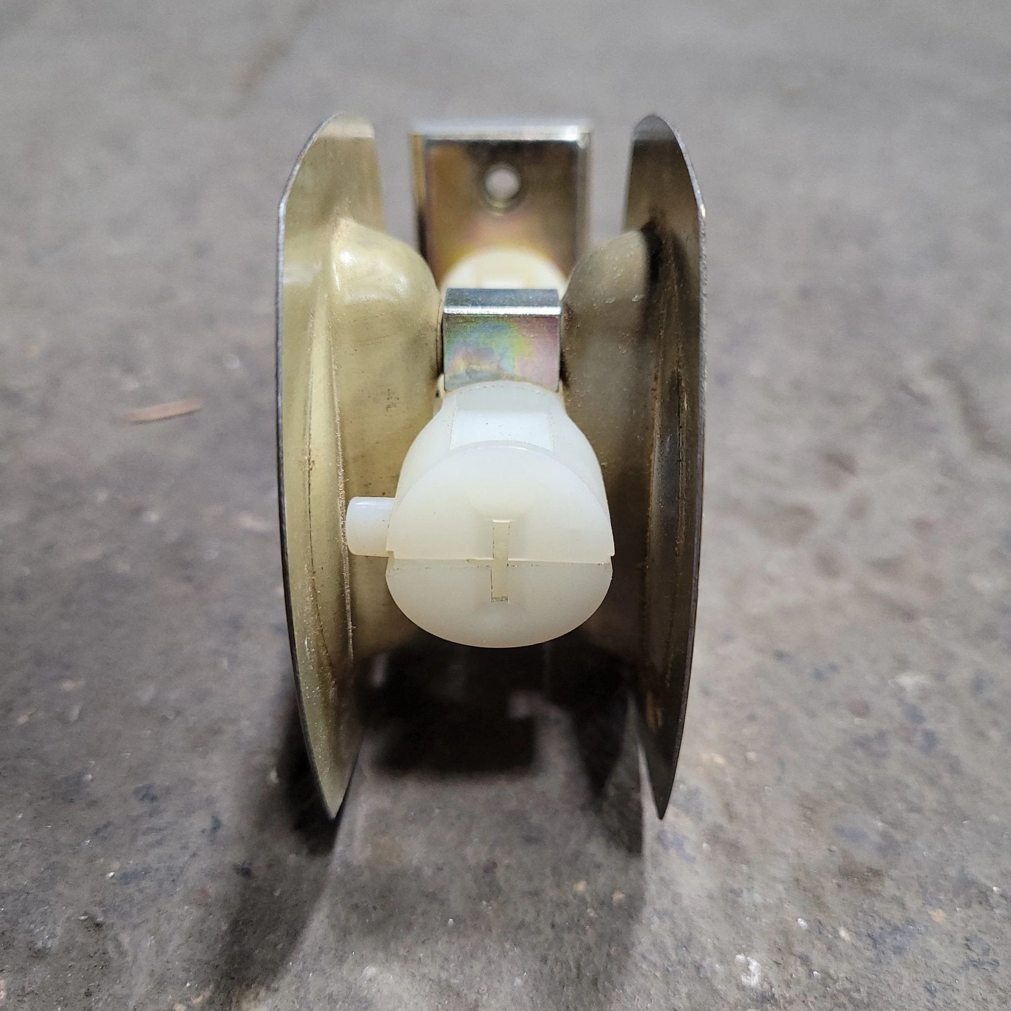 Used RV Pocket Door Brass Privacy Lock - Image 5