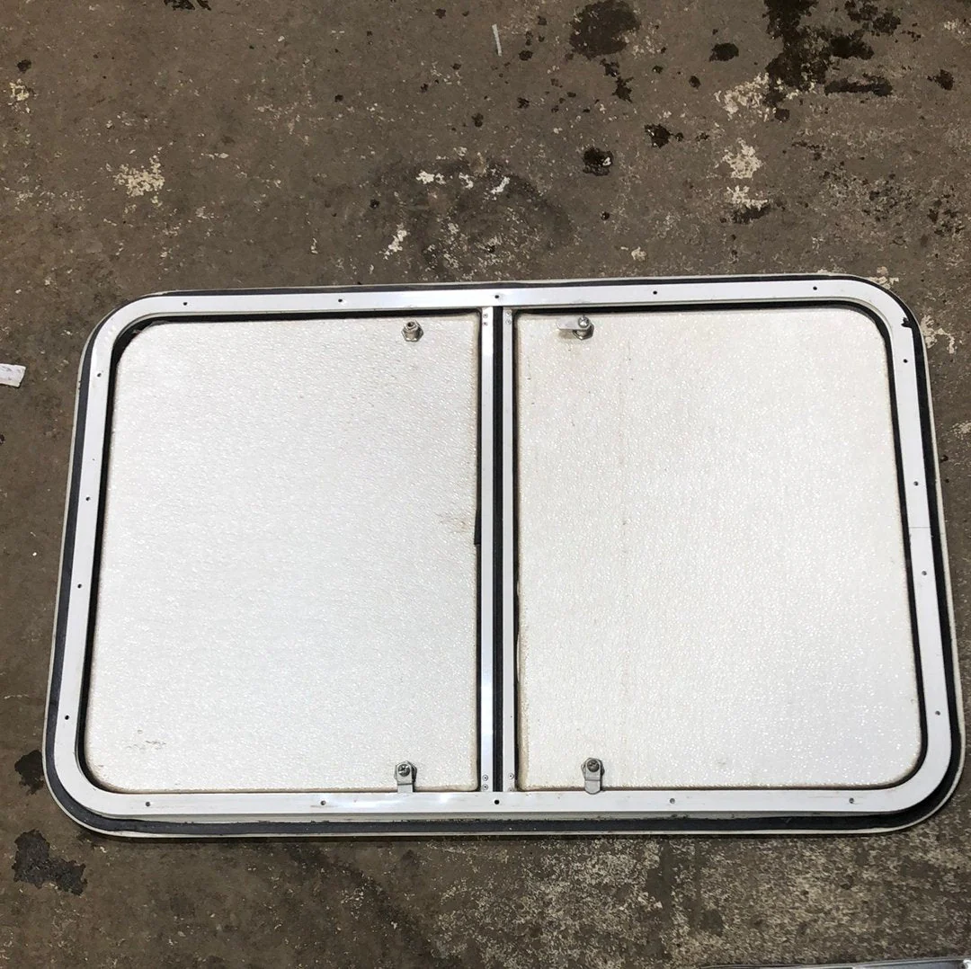 Used RV Radius Battery / Propane Cargo Door 24 x 36 - Image 2