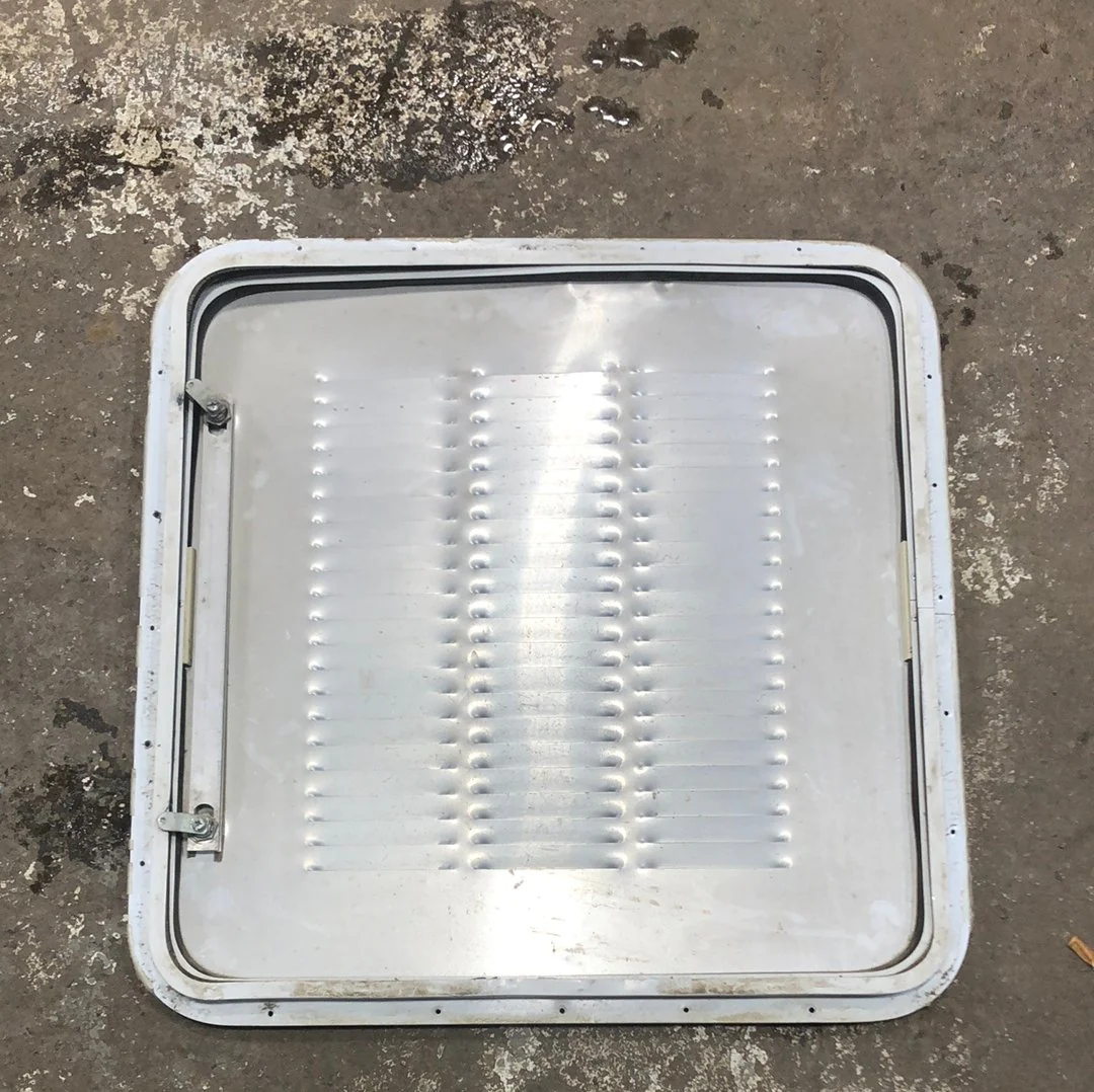 Used RV Radius Battery / Propane Cargo Door 26 x 26 - Image 3